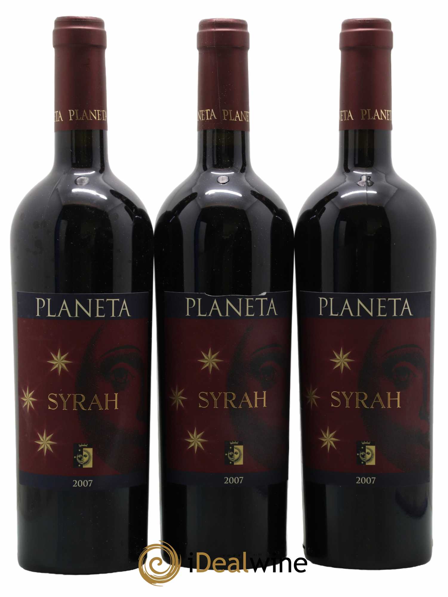 Italie Planeta Syrah 2007 - Lotto di 3 bottiglie - 0
