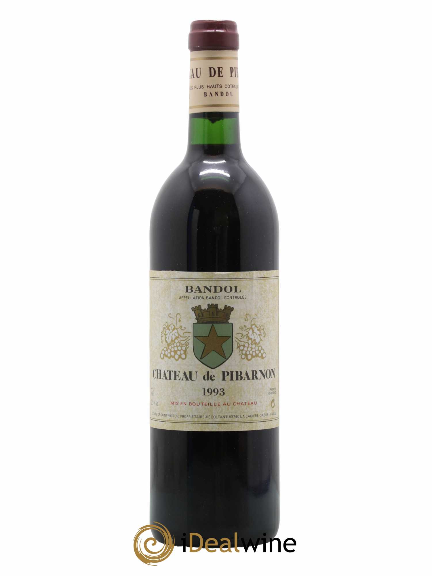Bandol Château de Pibarnon Comte de Saint-Victor 1993 - Lot de 1 bouteille - 0