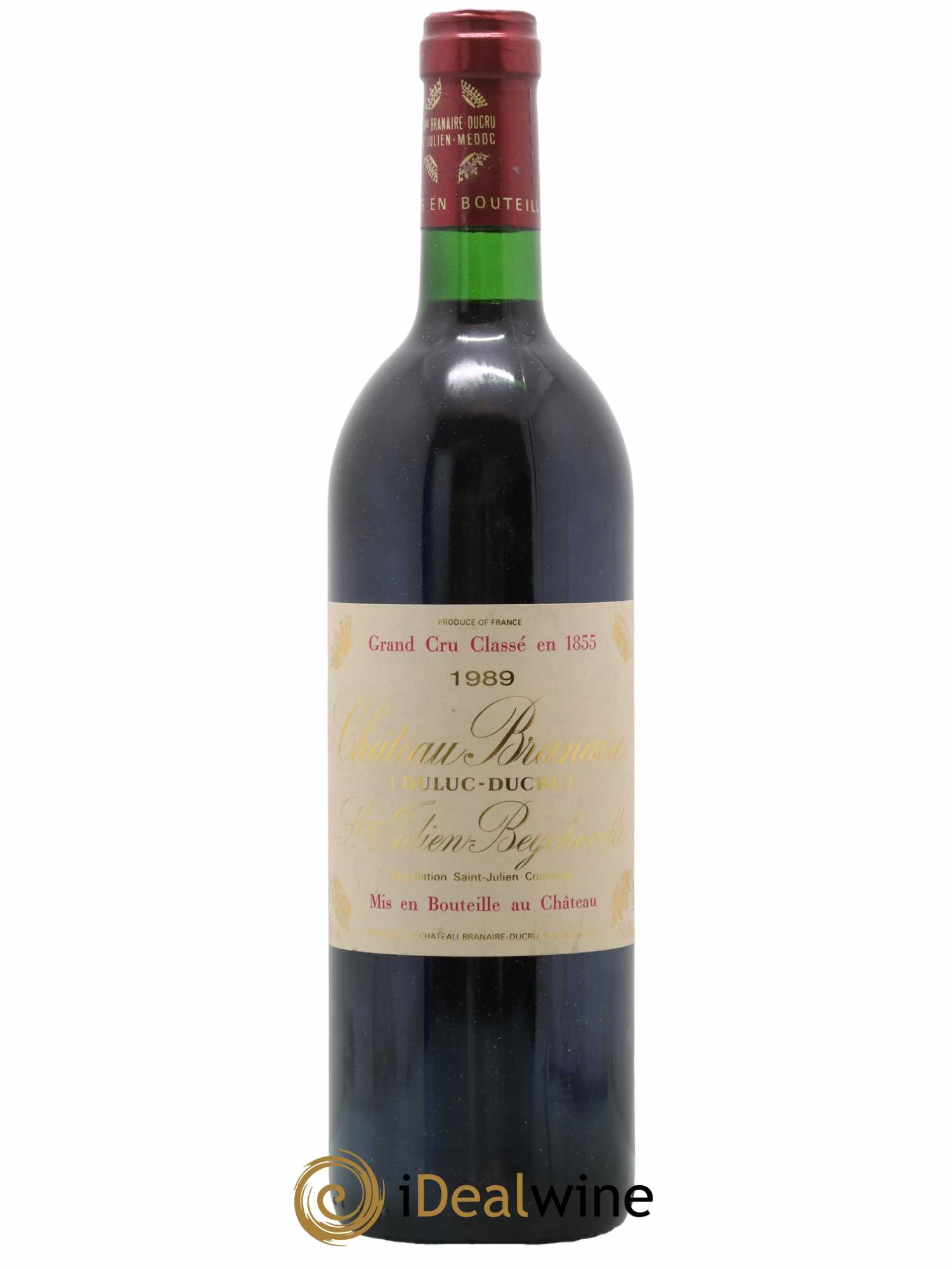 Château Branaire Ducru 4ème Grand Cru Classé 1989 - Lot de 1 bouteille - 0