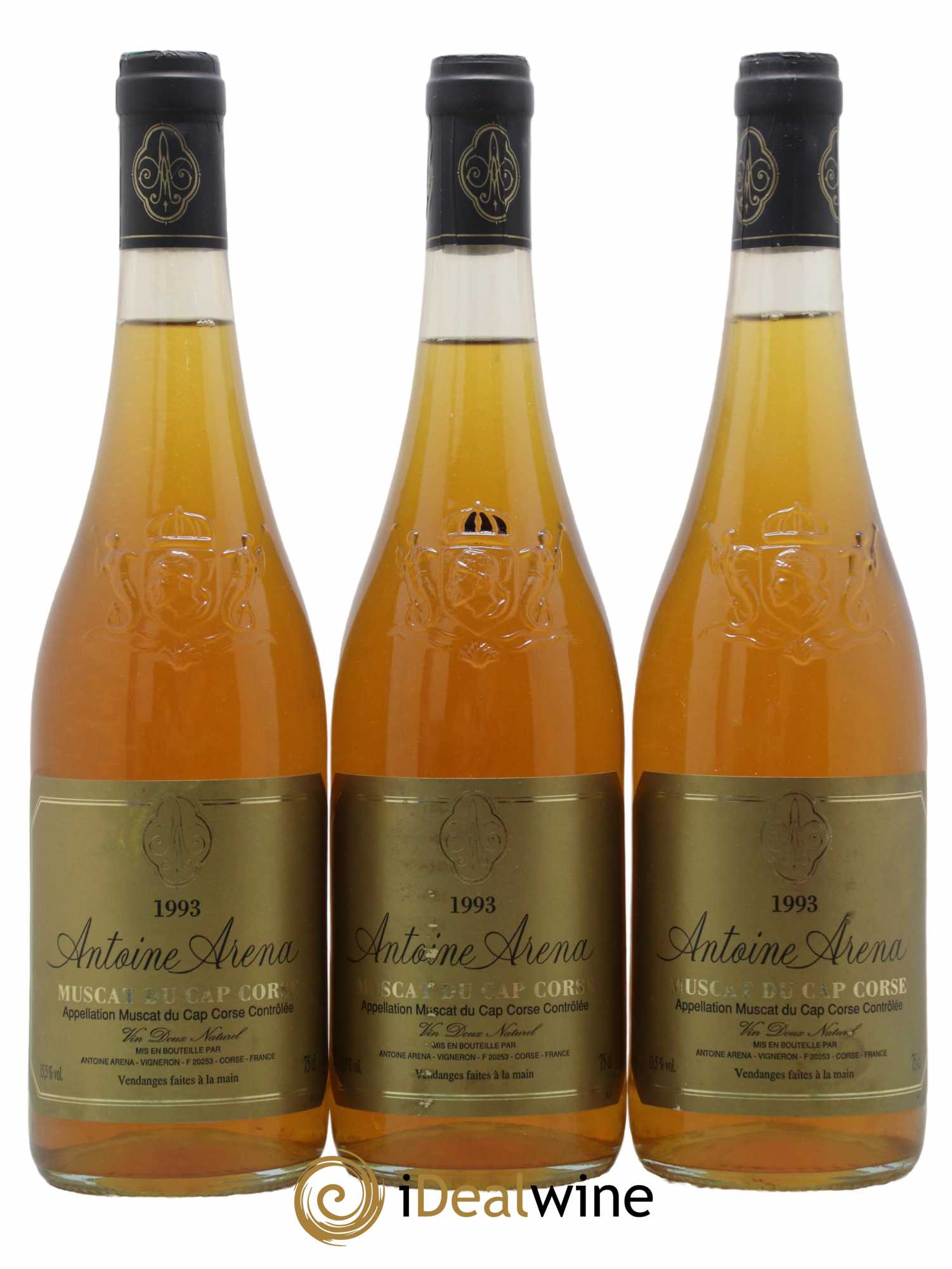 Muscat du Cap Corse Antoine Arena 1993 - Lotto di 3 bottiglie - 0