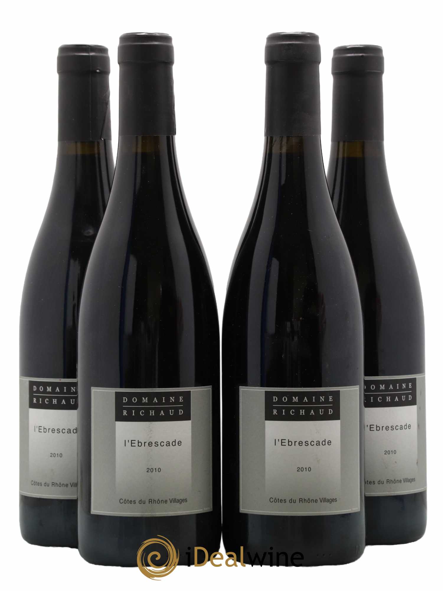 Cairanne Ebrescade Marcel Richaud 2010 - Lot de 4 bouteilles - 0