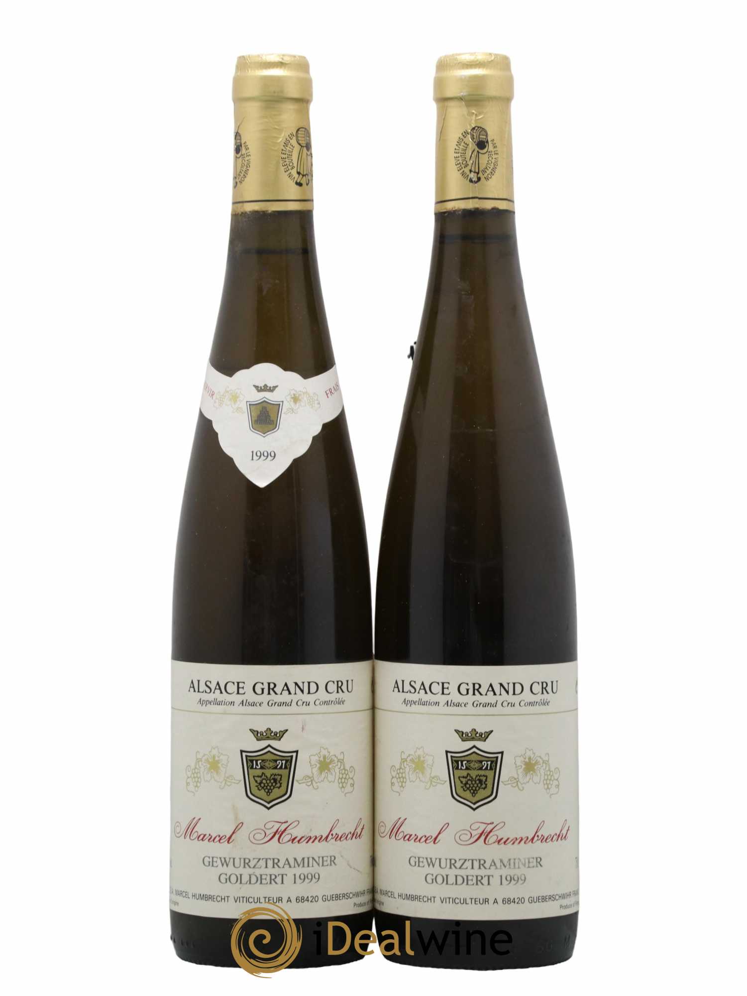 Alsace Grand Cru Gewurztraminer Golbert Domaine Marcel Humbrecht 1999 - Lot de 2 bouteilles - 0