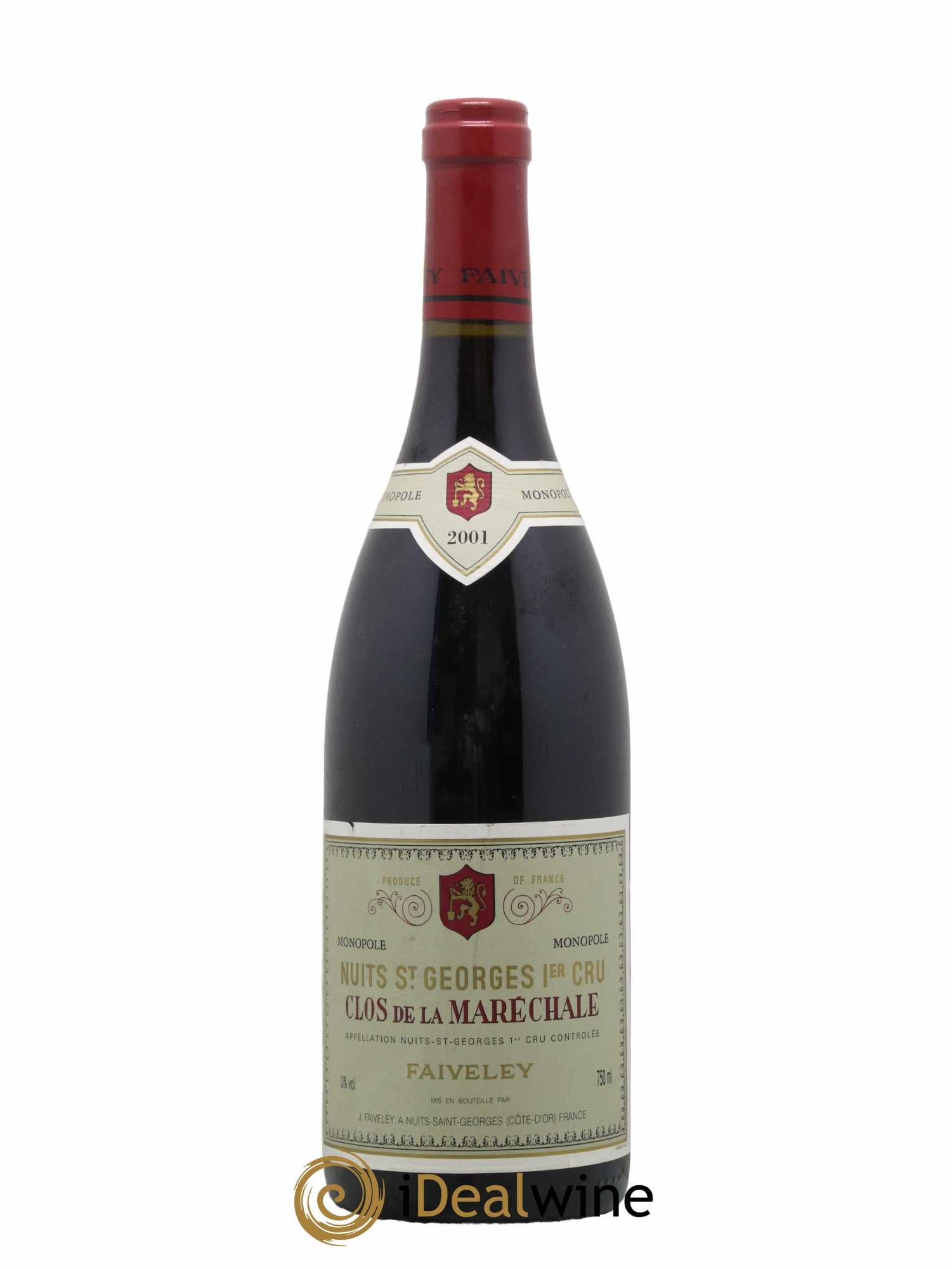 Nuits-Saint-Georges 1er Cru Clos de la Maréchale Faiveley 2001 - Lot de 1 bouteille - 0