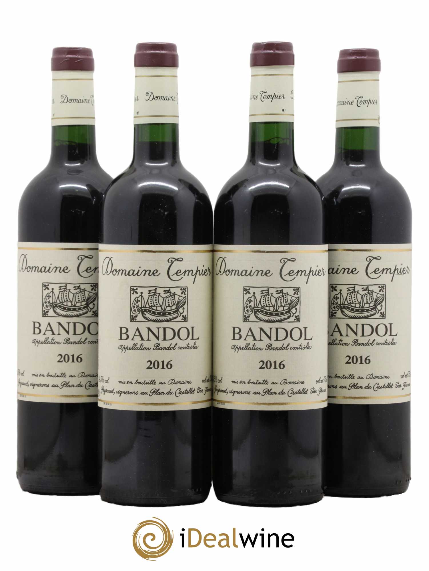 Bandol Domaine Tempier Famille Peyraud 2016 - Lot de 4 bouteilles - 0
