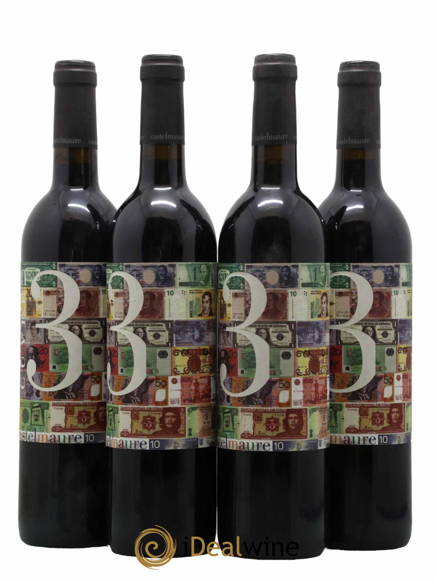Corbières N°3 Castelmaure 2010 - Lot de 4 bouteilles - 0