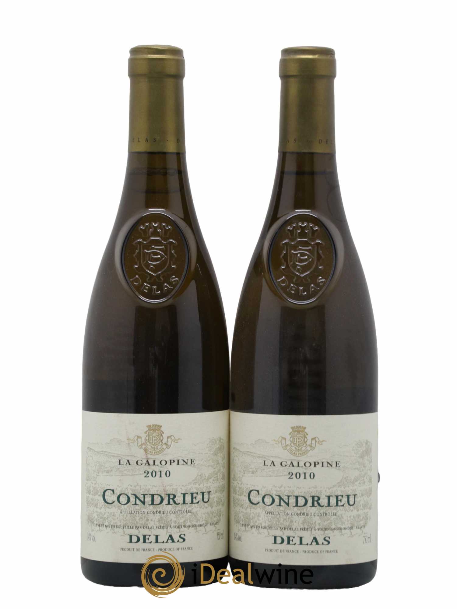 Condrieu La Galopine Domaine Delas 2010 - Lot de 2 bouteilles - 0