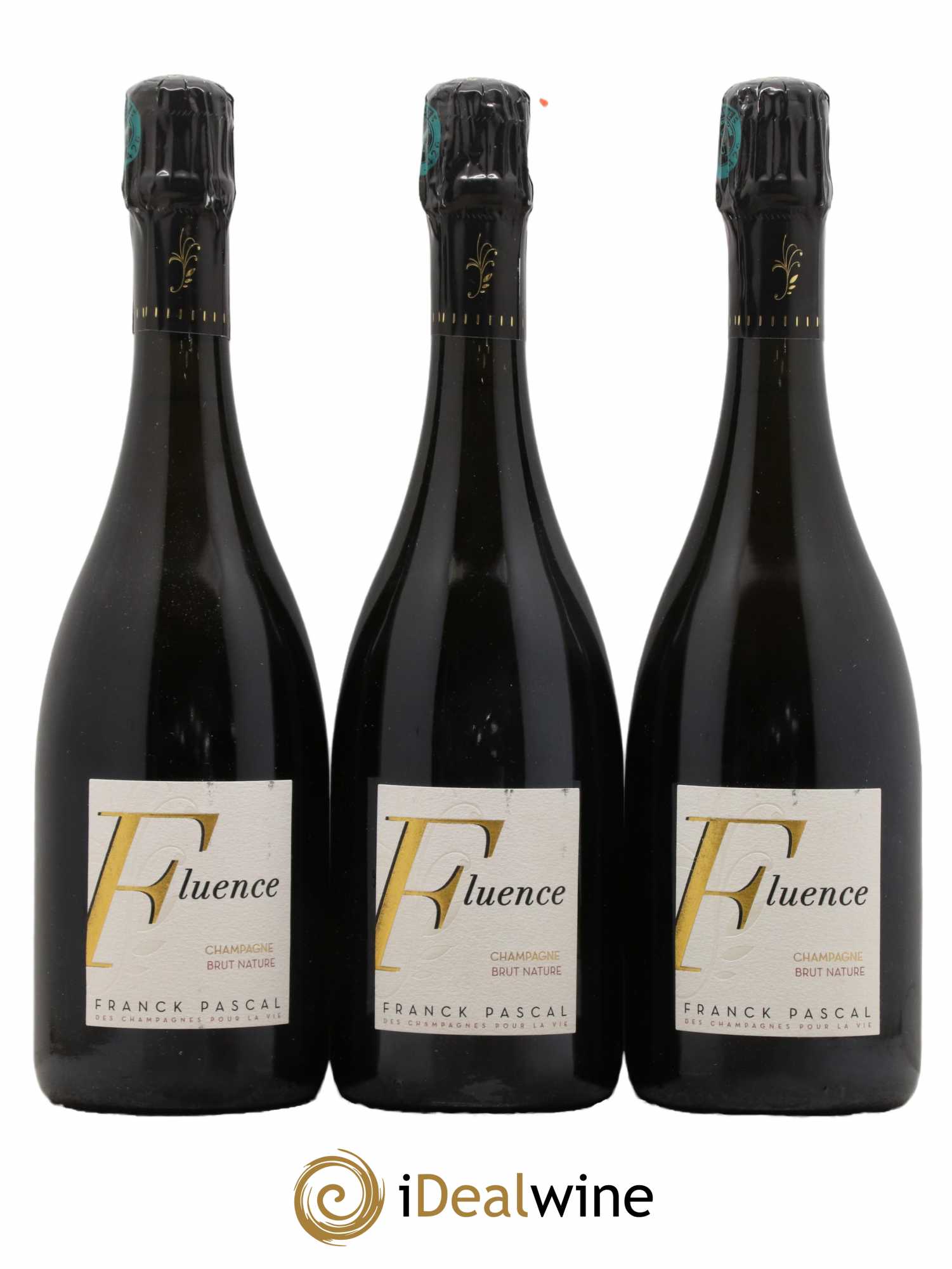 Champagne Fluence Brut Nature Domaine Franck Pascal - Lot de 3 bouteilles - 0