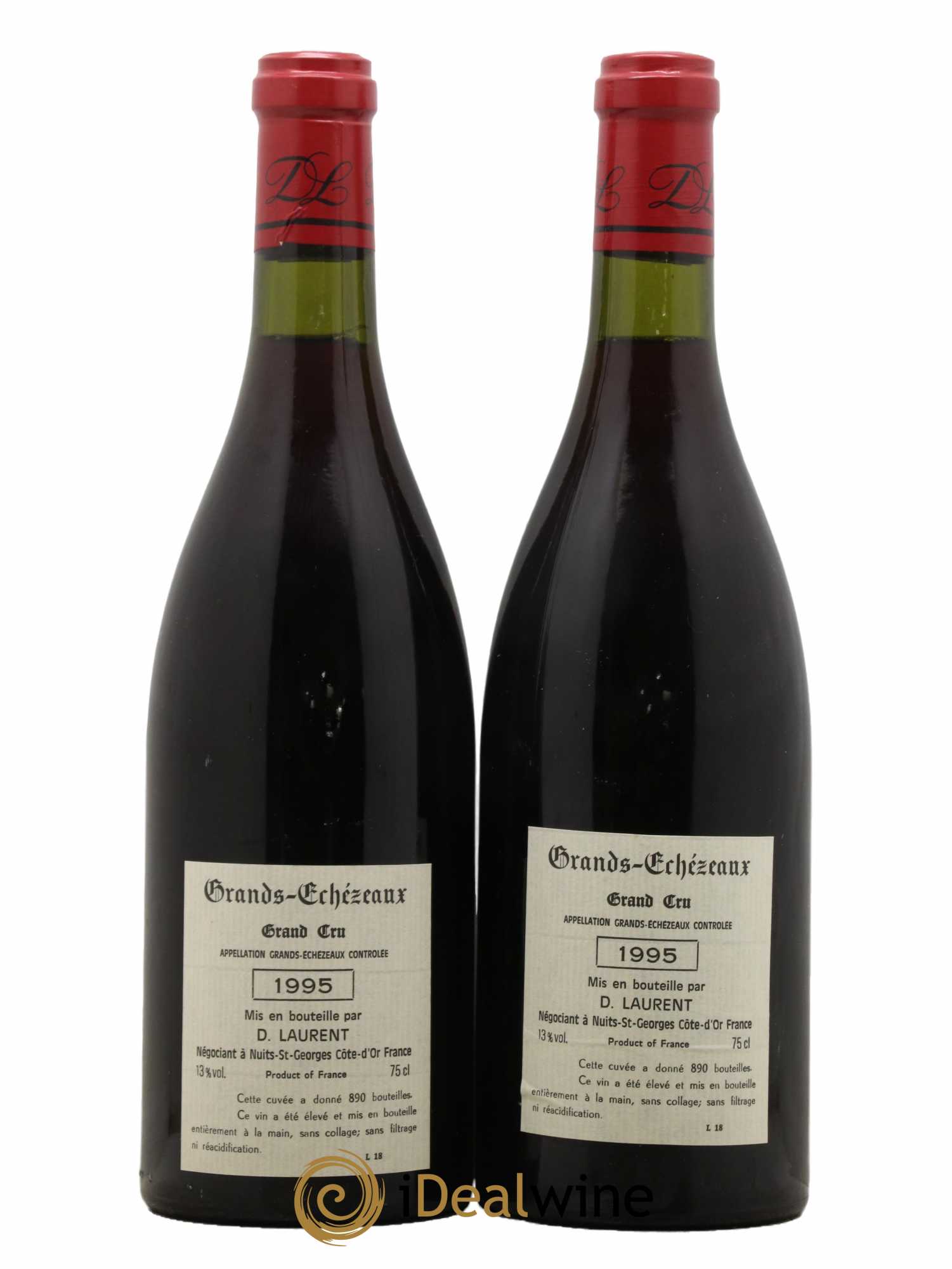 Grands-Echezeaux Grand Cru Dominique Laurent 1995 - Lot de 2 bouteilles - 1