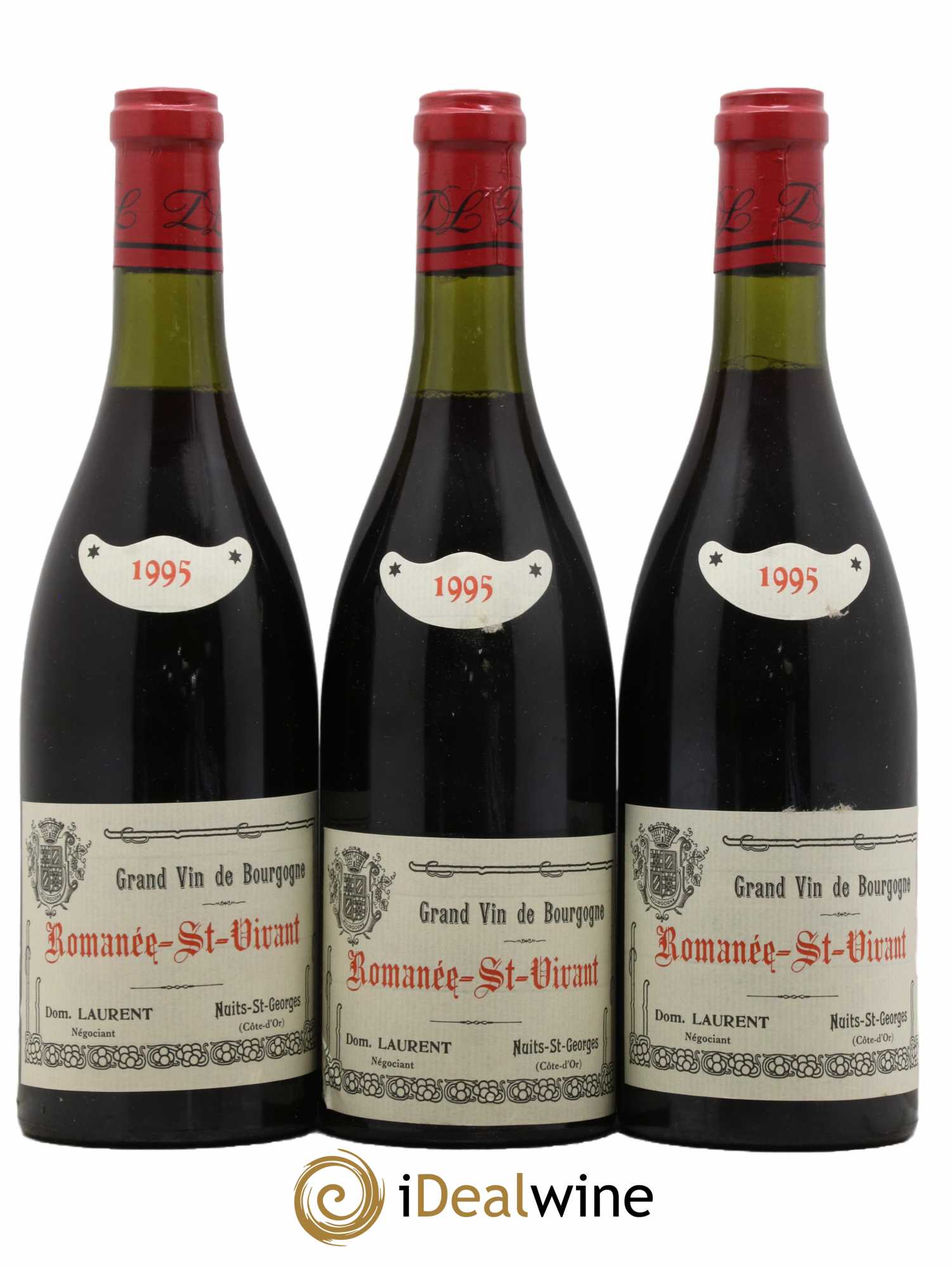 Romanée-Saint-Vivant Grand Cru Dominique Laurent 1995 - Lot de 3 bouteilles - 0