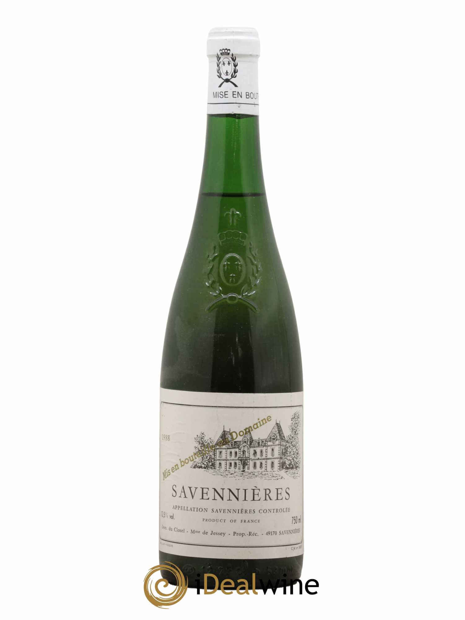 Savennières Domaine du Closel 1988 - Lot de 1 bouteille - 0