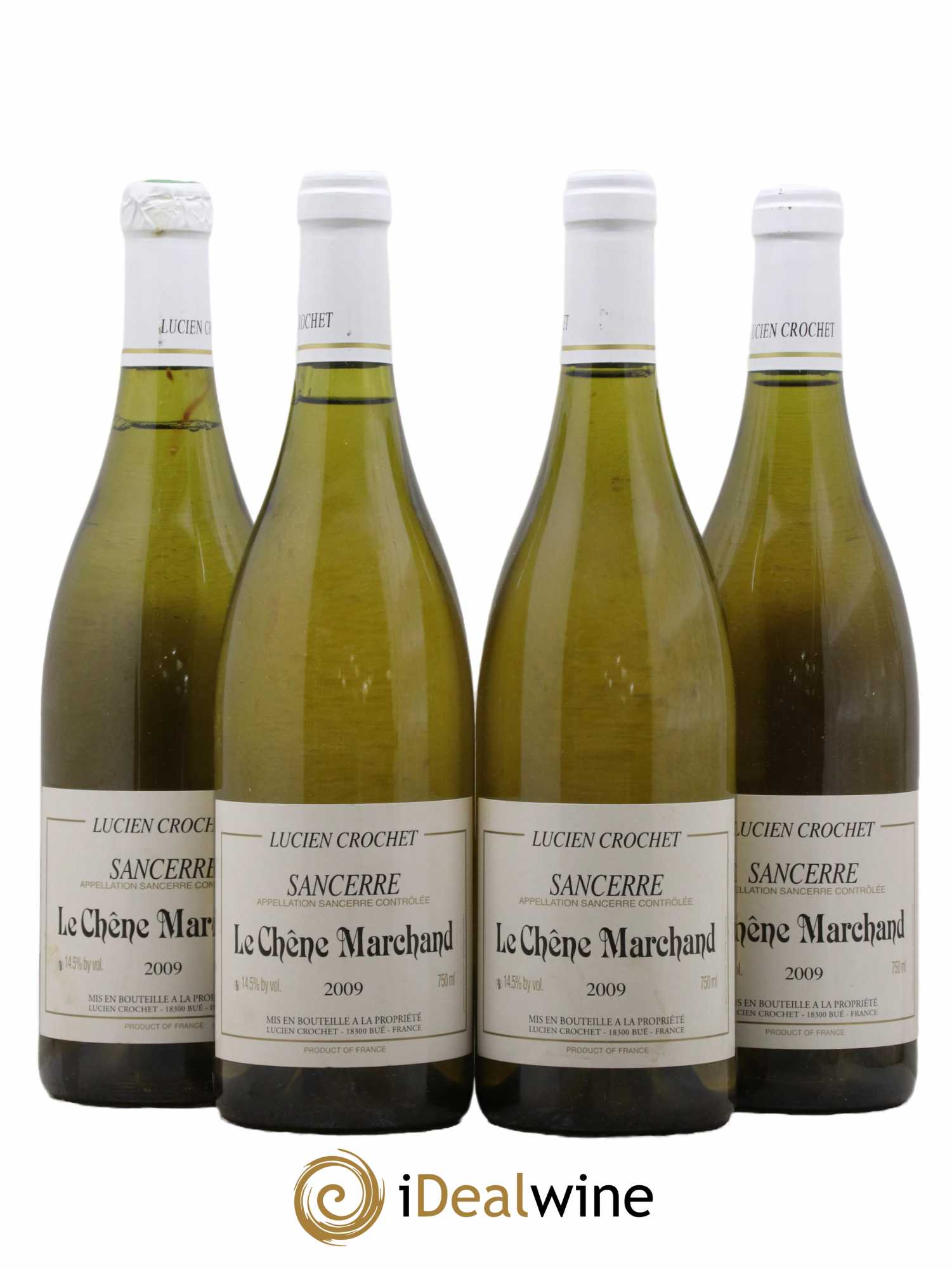 Sancerre Le Chêne Marchand Lucien Crochet 2009 - Lot de 4 bouteilles - 0