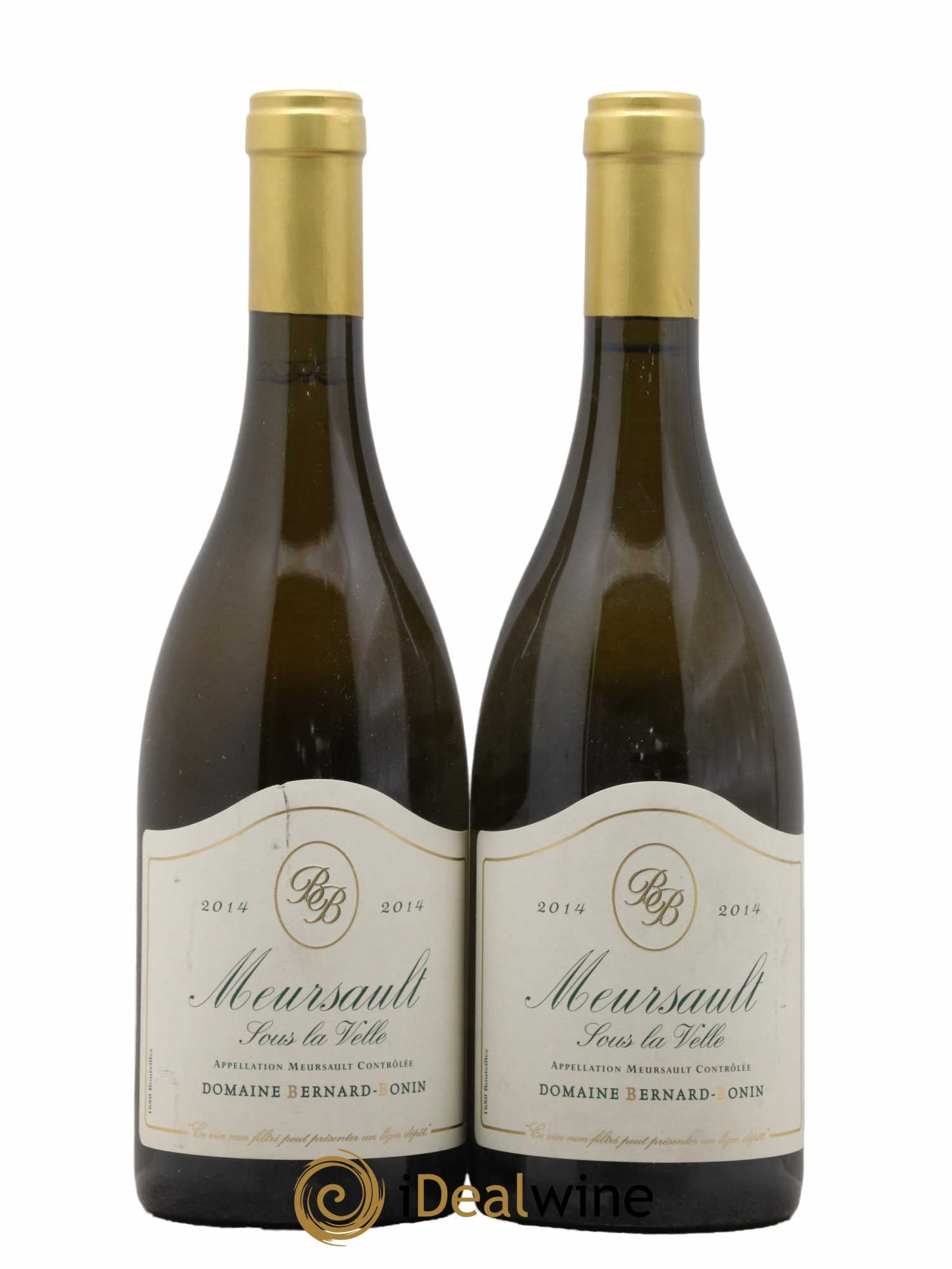 Meursault Sous la Velle Domaine Bernard Bonin 2014 - Lot de 2 bouteilles - 0
