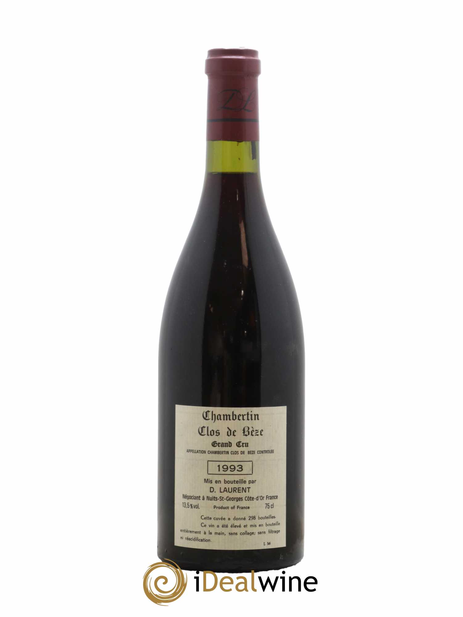 Chambertin Grand Cru Clos de Bèze Dominique Laurent 1993 - Lot de 1 bouteille - 1