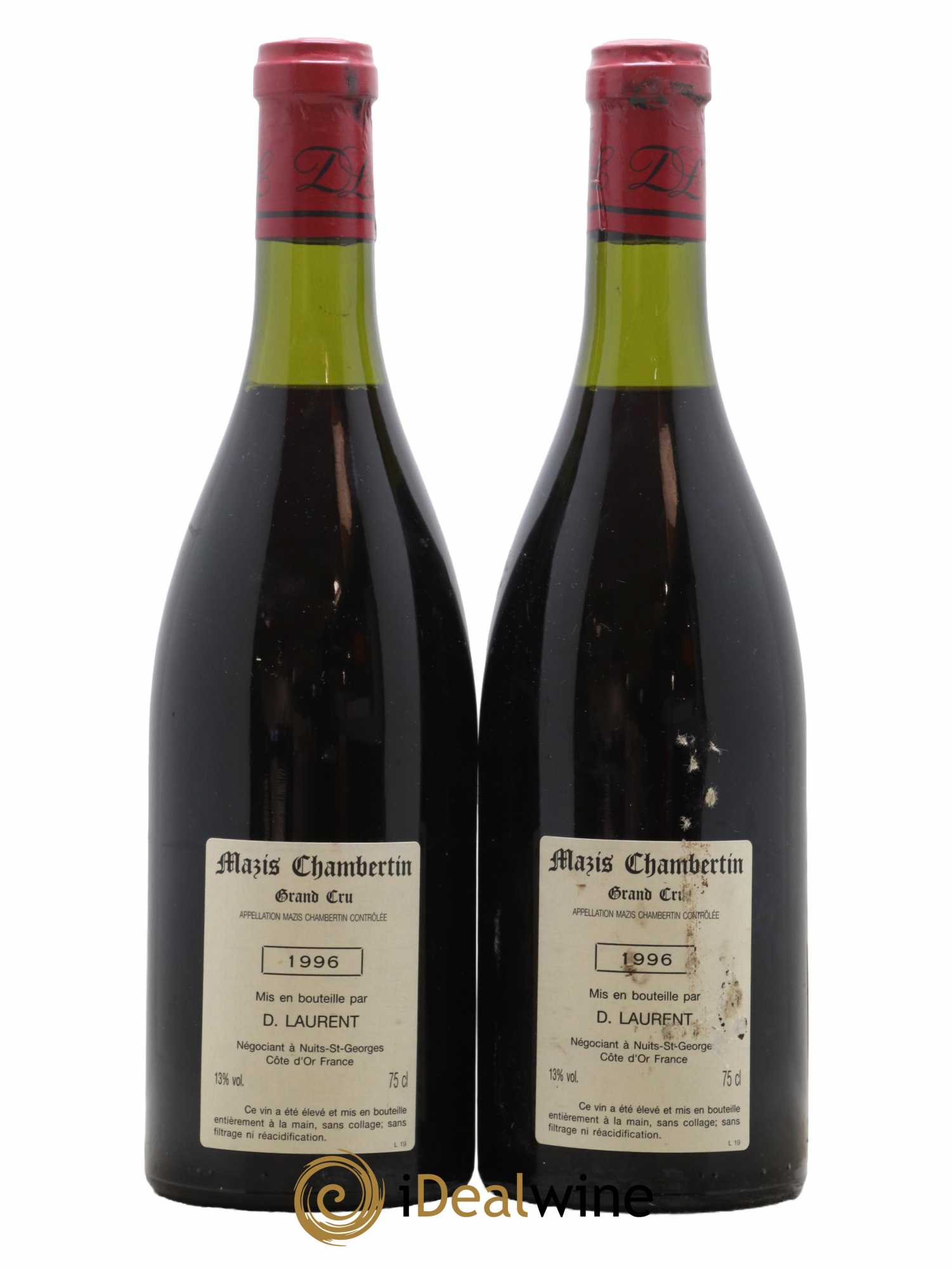 Mazis-Chambertin Grand Cru Dominique Laurent 1996 - Lot de 2 bouteilles - 1