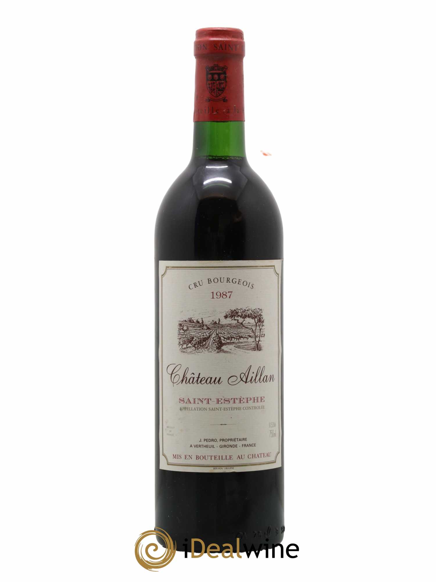 Saint-Estèphe Château Aillant 1987 - Lot de 1 bouteille - 0