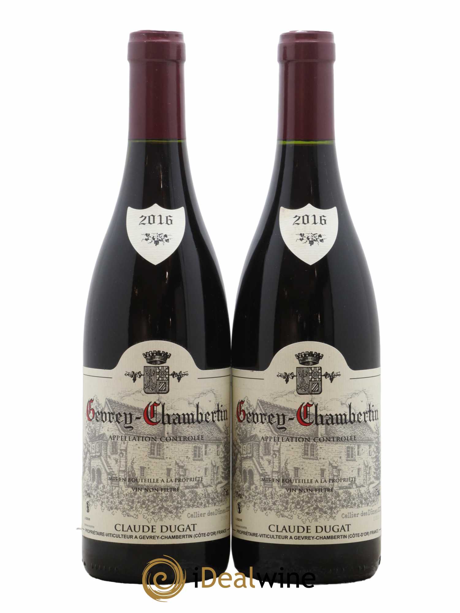 Gevrey-Chambertin Claude Dugat 2016 - Lot de 2 bouteilles - 0