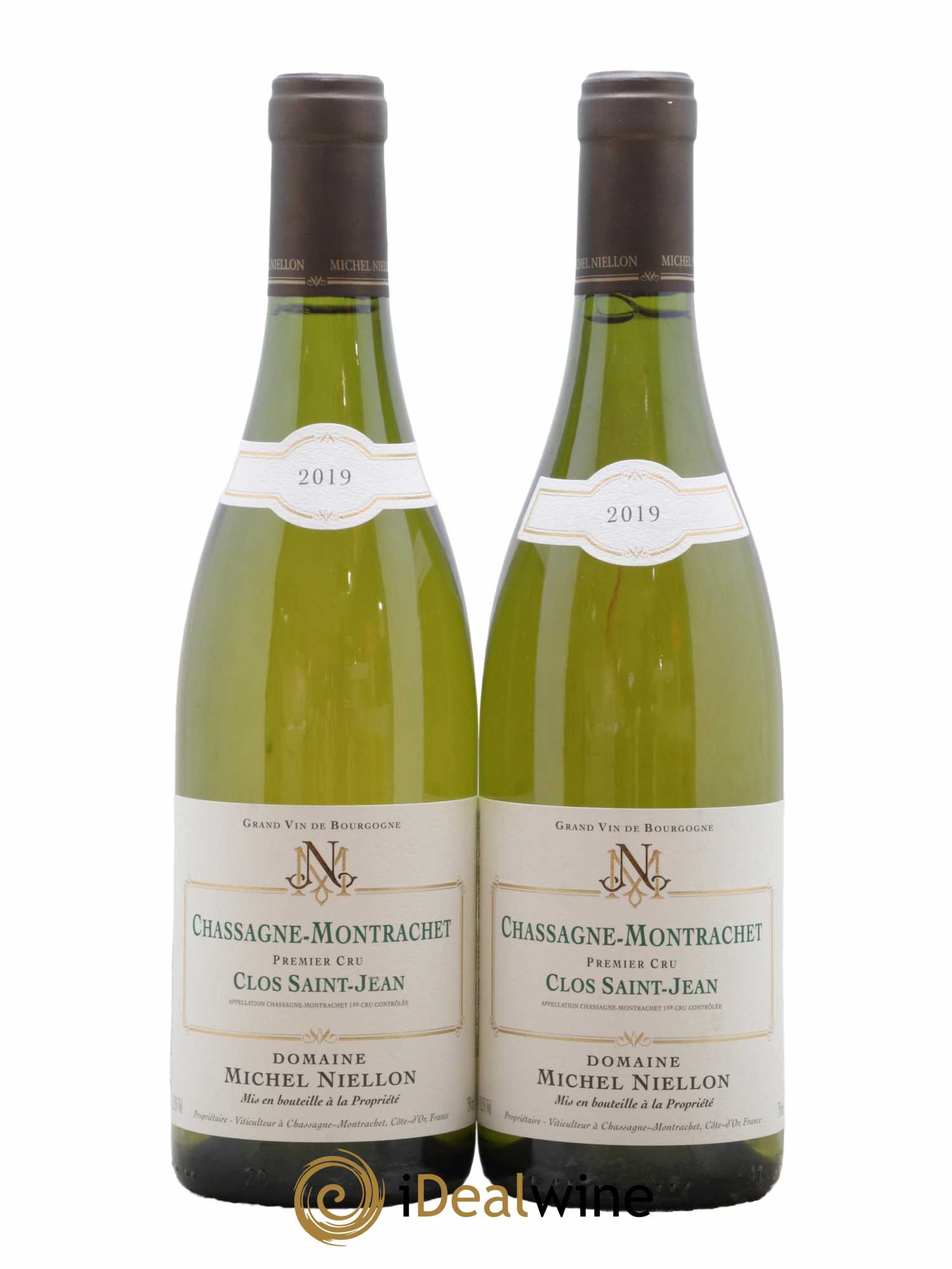 Chassagne-Montrachet 1er Cru Clos Saint-Jean Michel Niellon (Domaine) 2019 - Lot de 2 bouteilles - 0