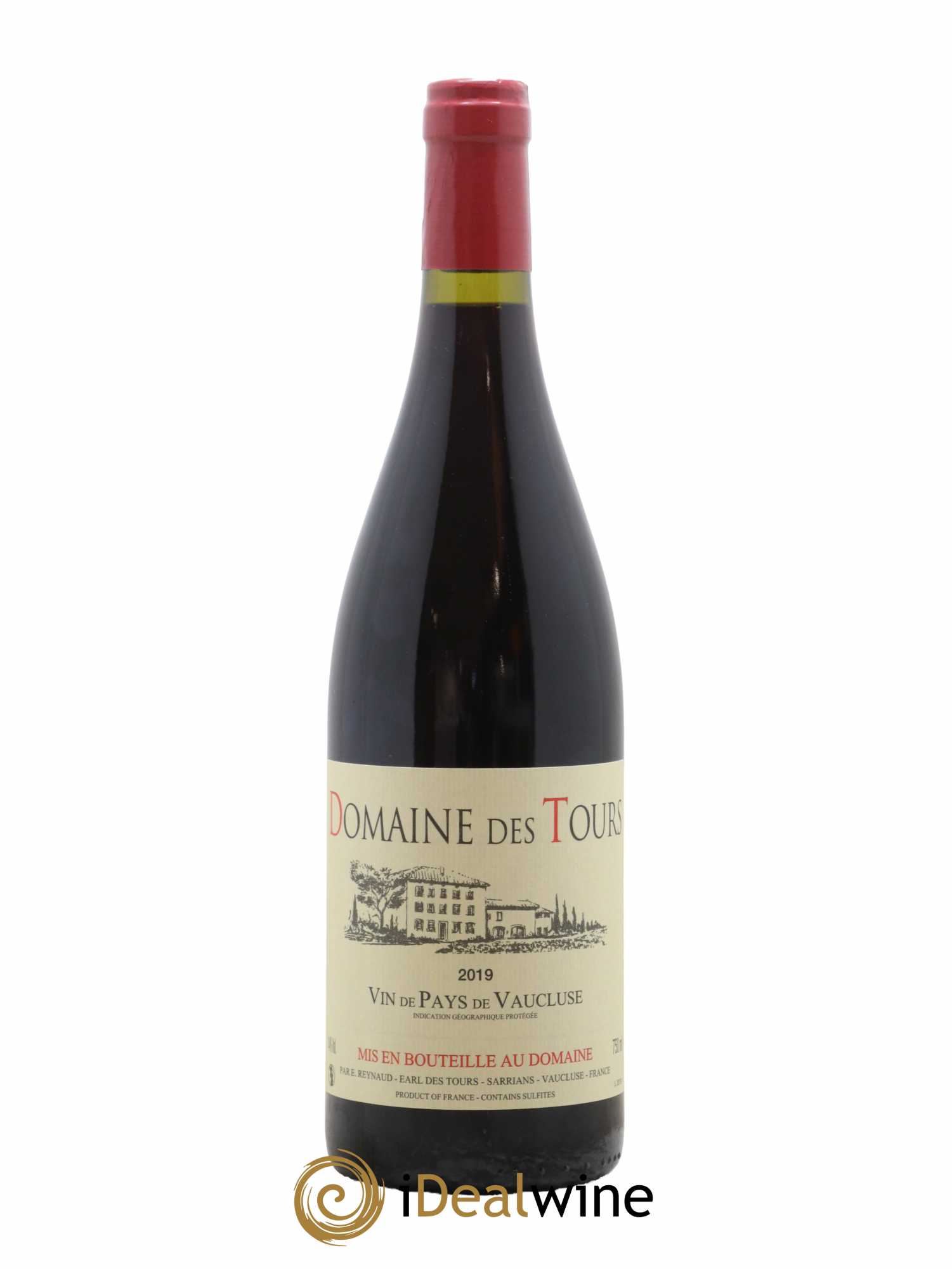 Vaucluse (Vin de Pays de Vaucluse) Domaine des Tours Emmanuel Reynaud 2019 - Lot de 1 bouteille - 0