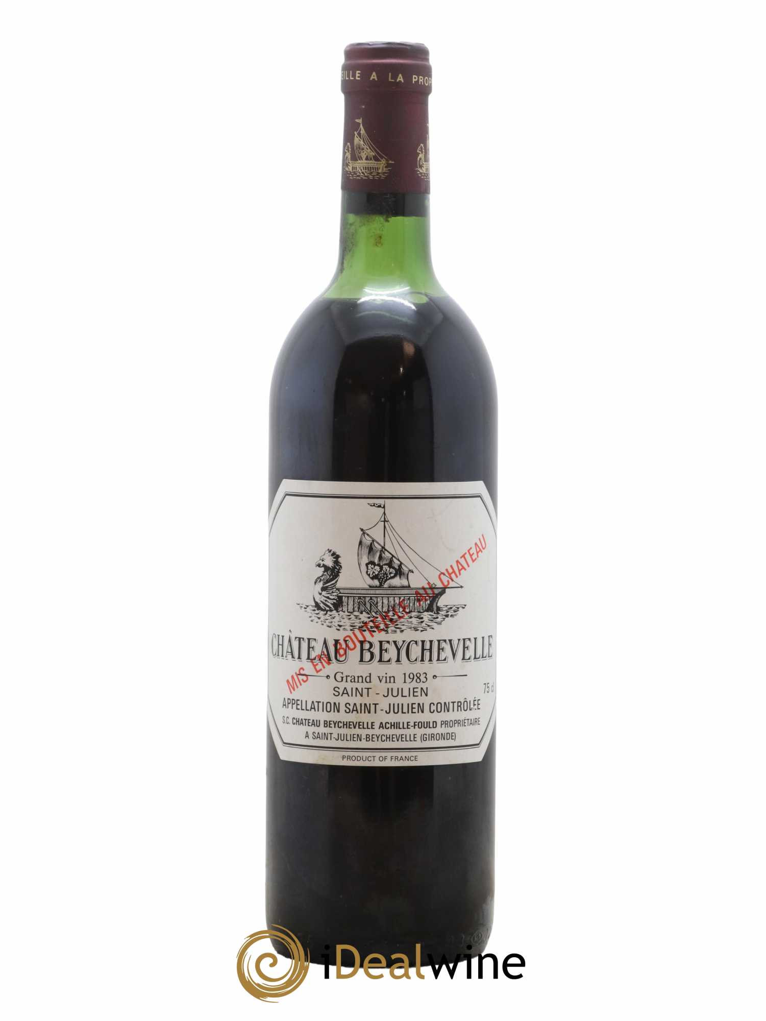 Château Beychevelle 4ème Grand Cru Classé 1983 - Lot de 1 bouteille - 0