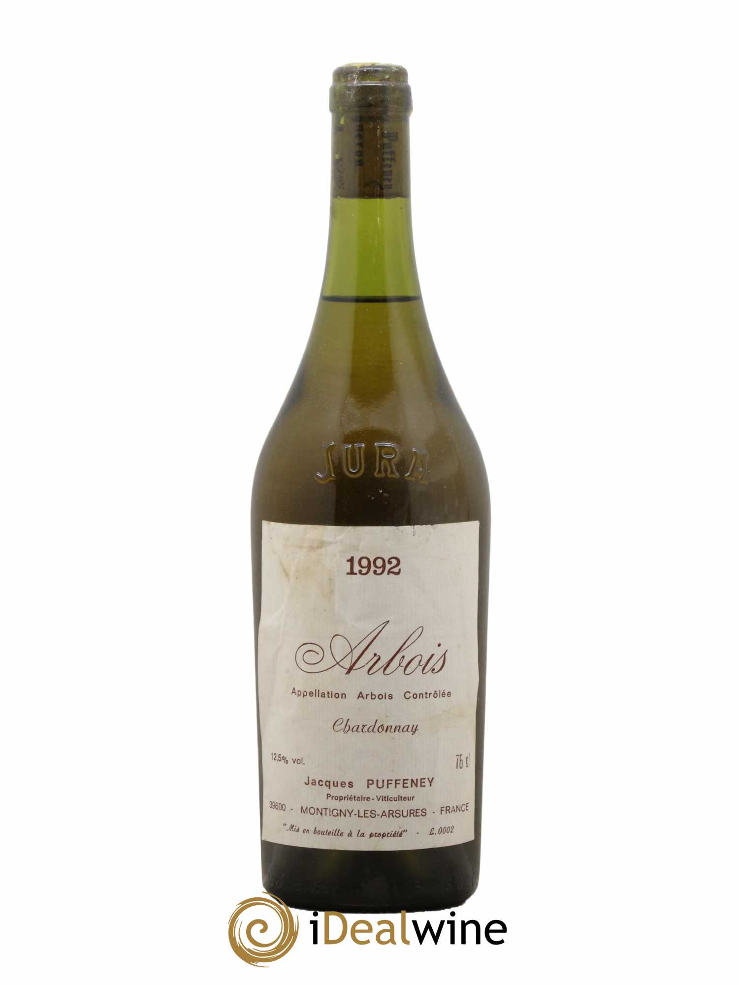 Arbois Chardonnay Jacques Puffeney 1992 - Lot de 1 bouteille - 0