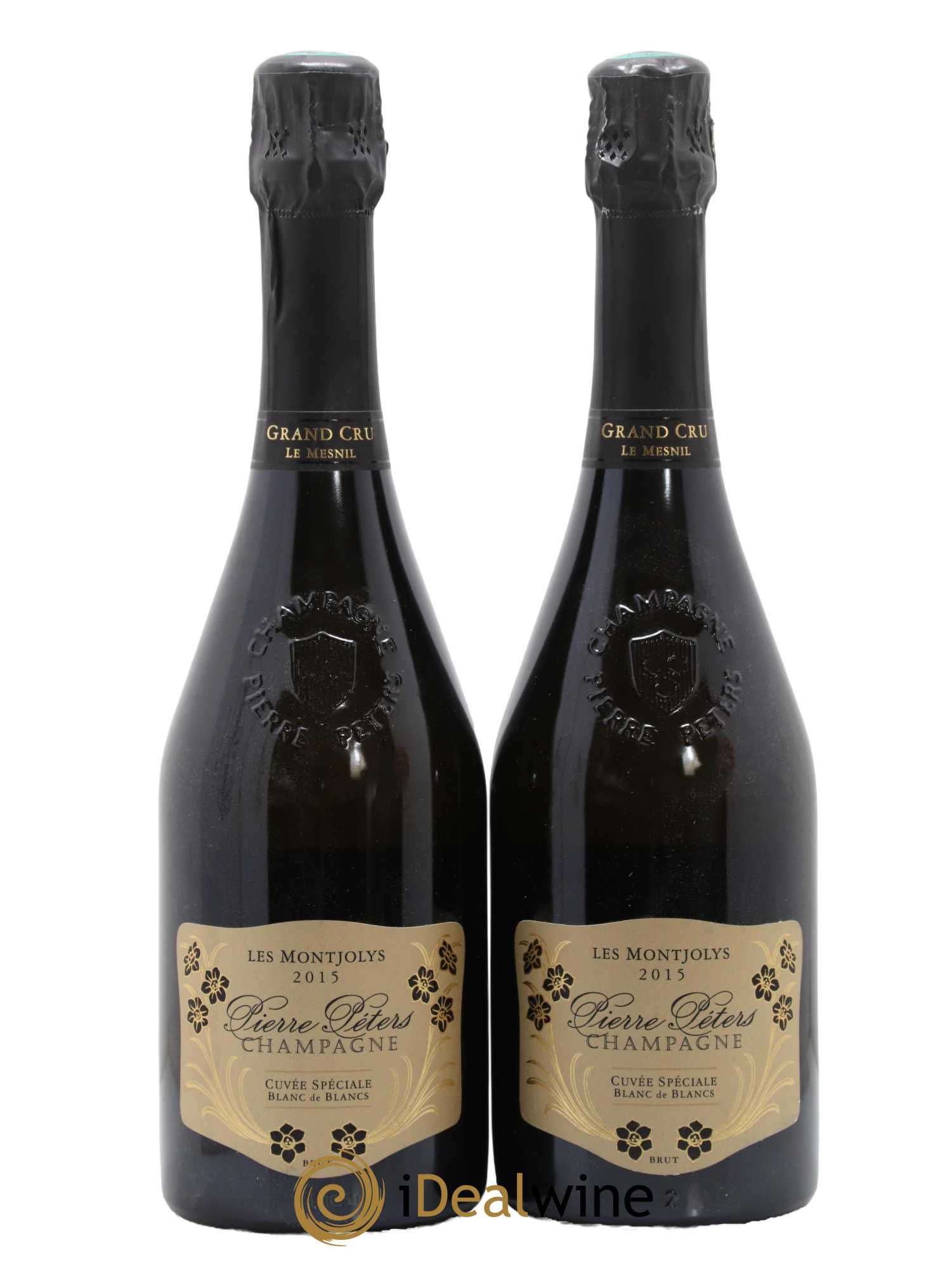 Les Montjolys Brut Blanc de Blancs Cuvée Spéciale Pierre Péters 2015 - Lot de 2 bouteilles - 1