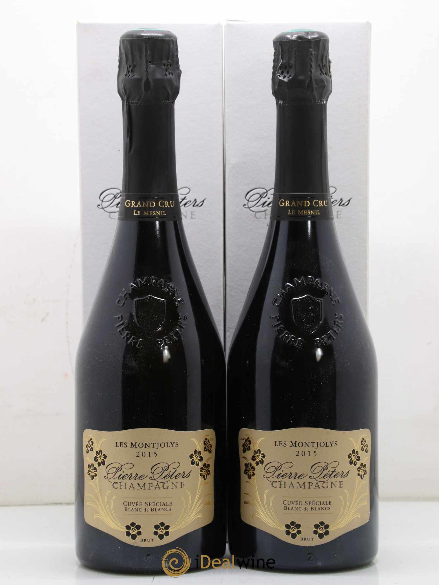 Les Montjolys Brut Blanc de Blancs Cuvée Spéciale Pierre Péters 2015 - Lot de 2 bouteilles - 0