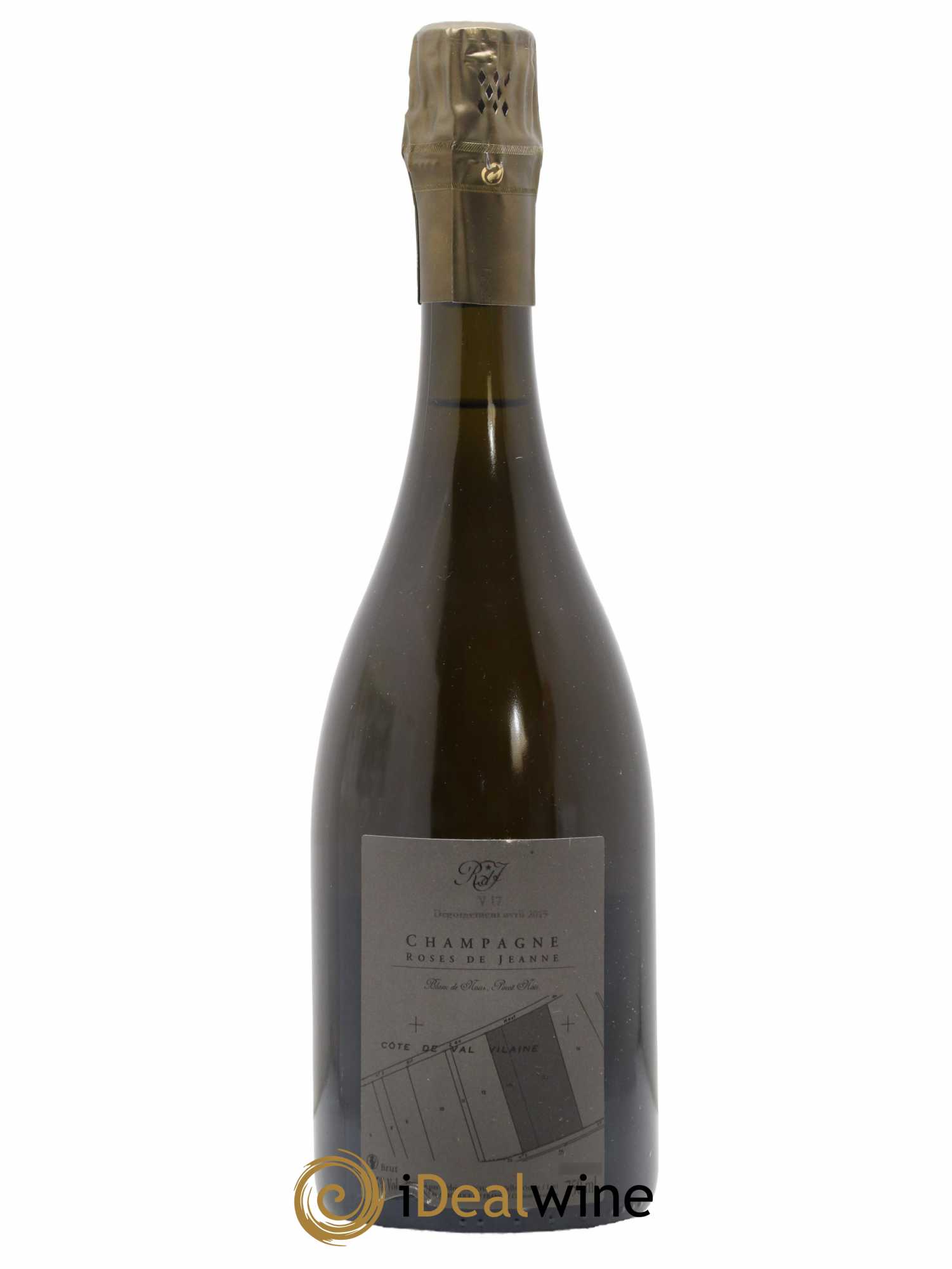 Roses de Jeanne Côte de Val Vilaine Blanc de Noirs Cédric Bouchard 2017 - Lot de 1 bouteille - 1