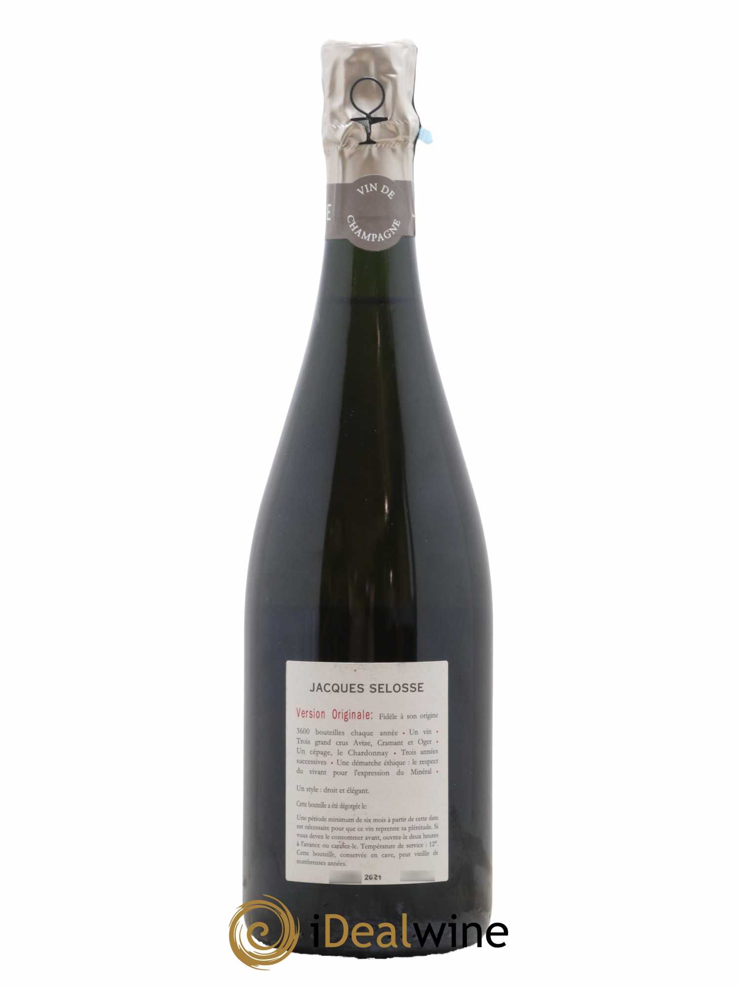 Version Originale Jacques Selosse - Lot de 1 bouteille - 1