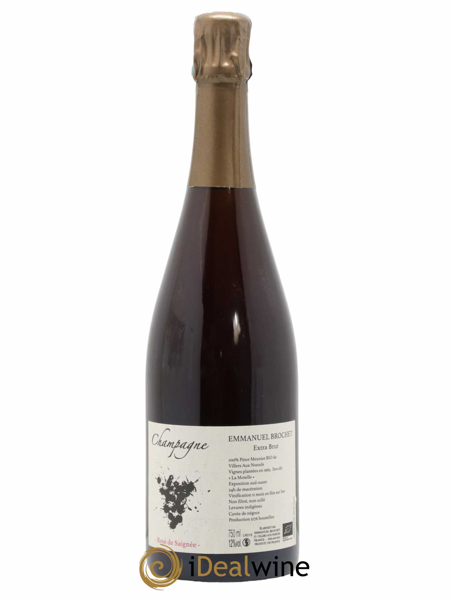 Rosé de Saignée Extra-Brut Emmanuel Brochet - Lot de 1 bouteille - 0