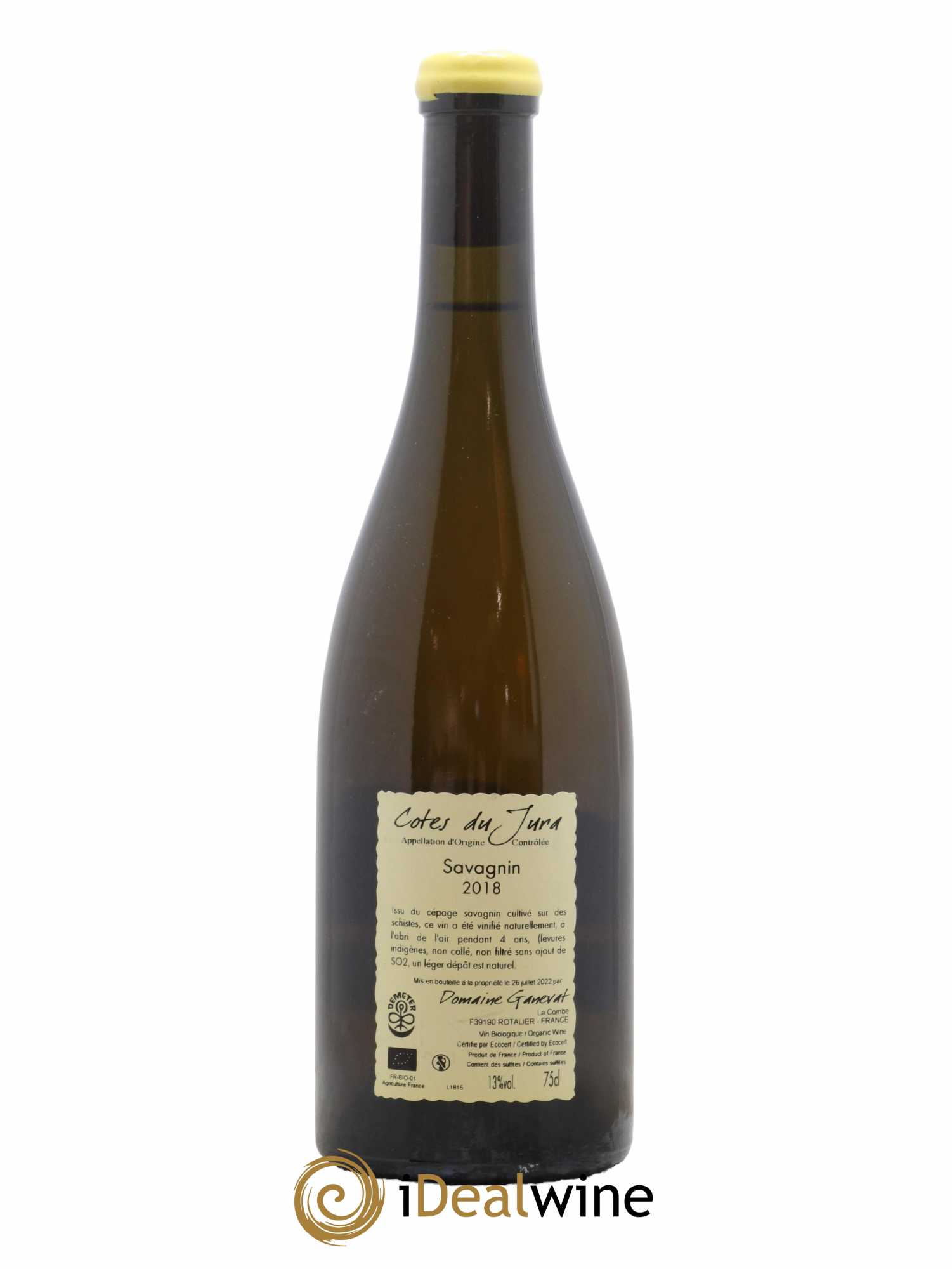 Côtes du Jura Savagnin En Billat Jean-François Ganevat (Domaine) 2018 - Lot de 1 bouteille - 1