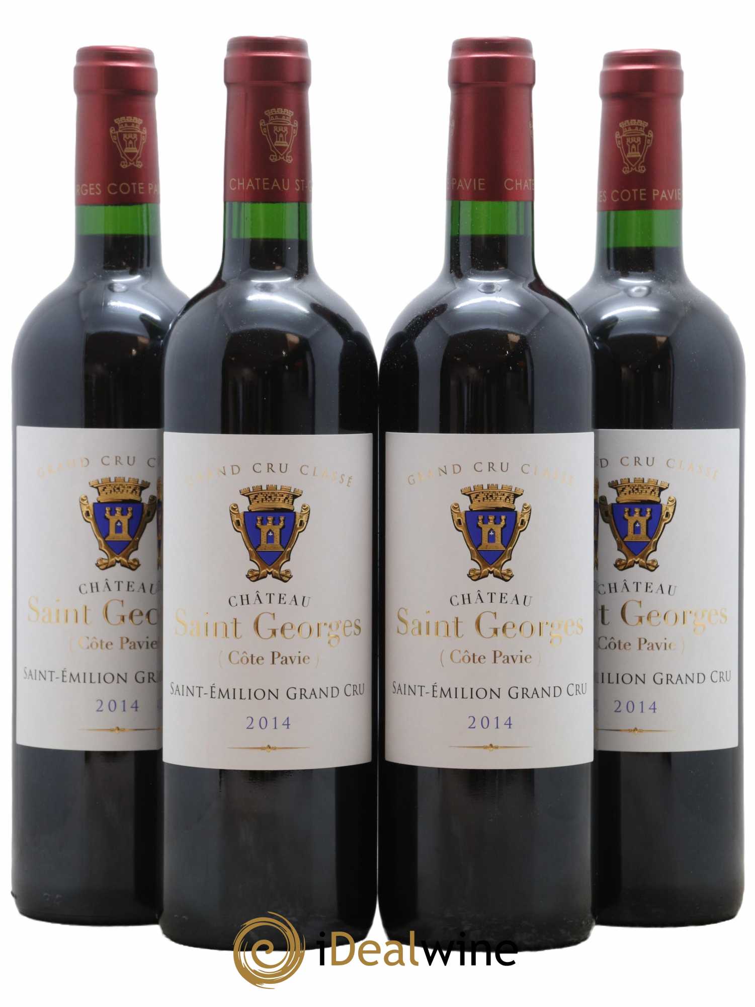 Château Saint-Georges Côte Pavie Grand Cru Classé 2014 - Lot de 4 bouteilles - 0