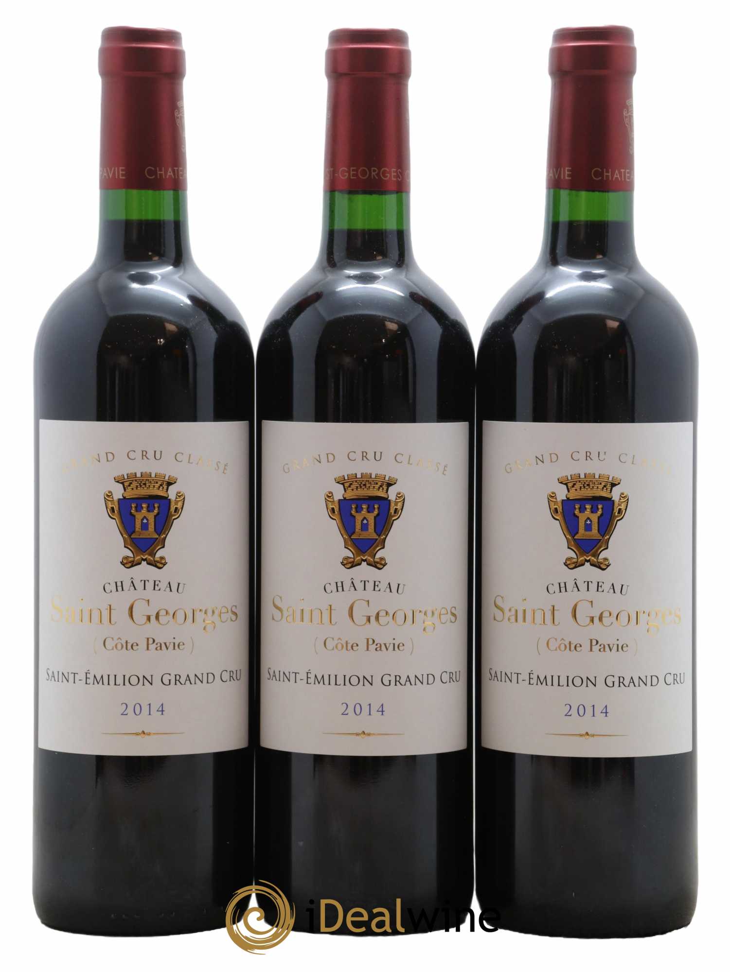 Château Saint-Georges Côte Pavie Grand Cru Classé 2014 - Lot de 3 bouteilles - 0
