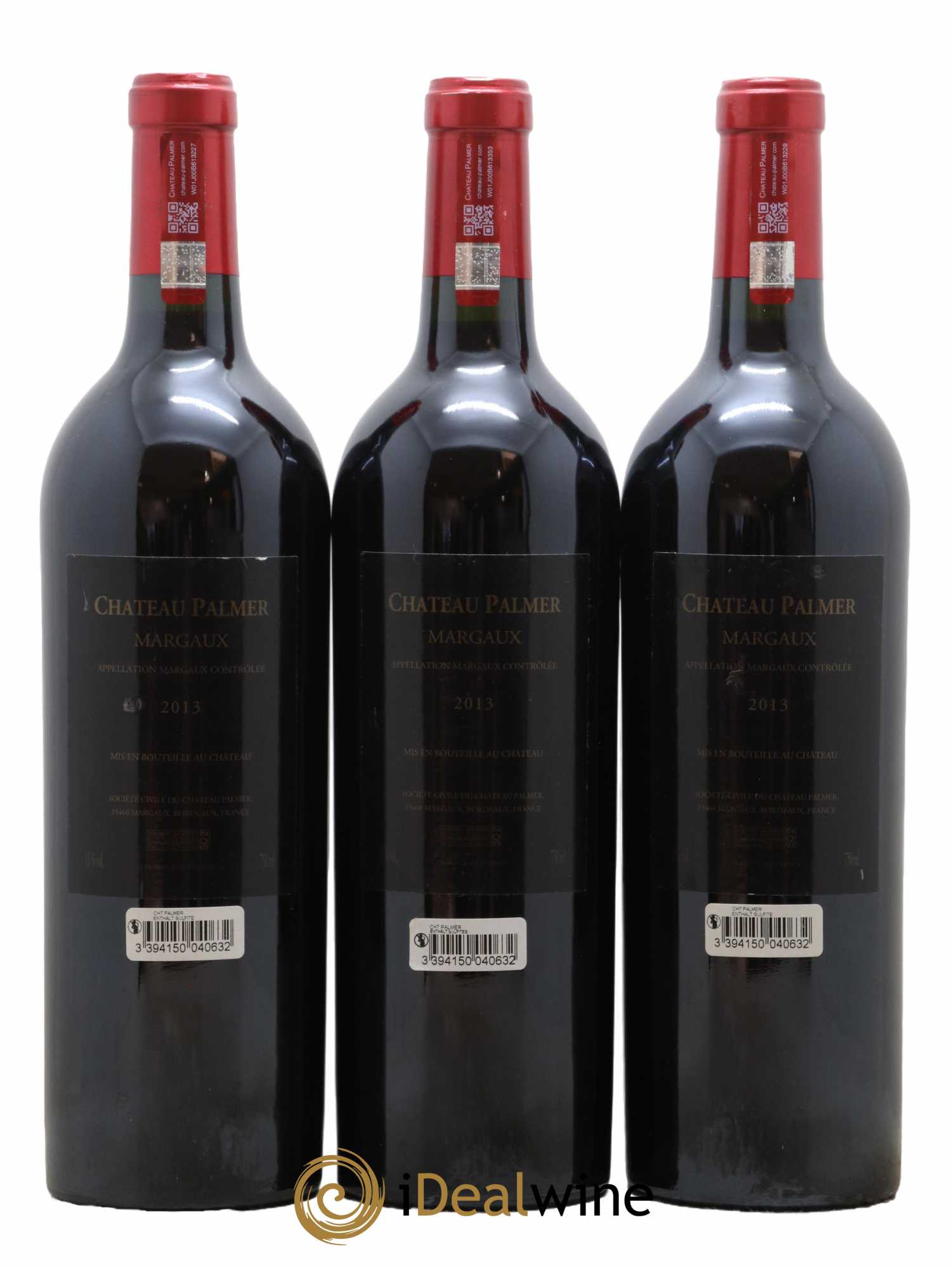Château Palmer 3ème Grand Cru Classé 2013 - Lot de 3 bouteilles - 1