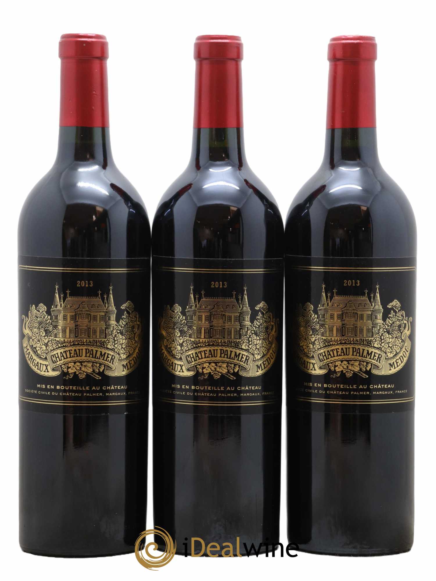 Château Palmer 3ème Grand Cru Classé 2013 - Lot de 3 bouteilles - 0