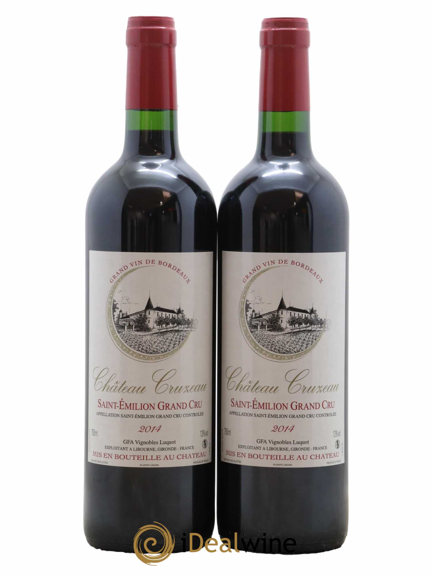 Château Cruzeau 2014 - Lot de 2 bouteilles - 0