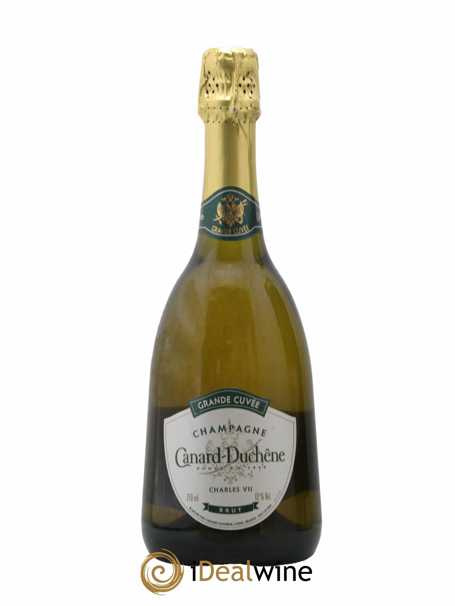 Champagne Grande Cuvée Charles VII Brut Maison Canard-Duchêne - Lot de 1 bouteille - 1
