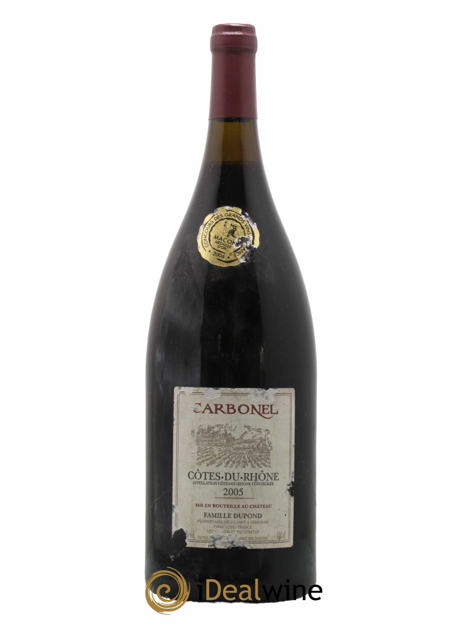 Côtes-du-Rhône Domaine Carbonel 2005 - Lot de 1 magnum - 0