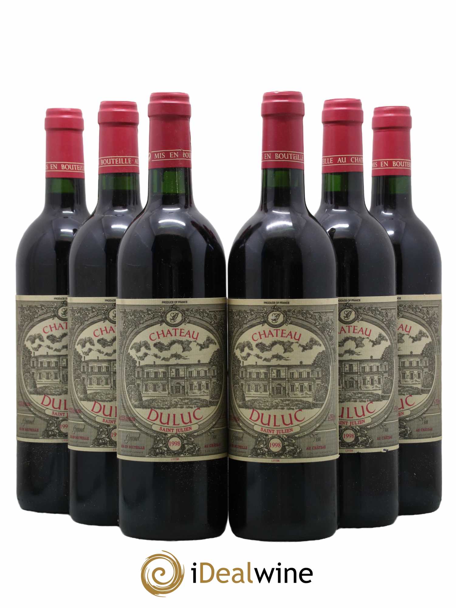 Duluc de Branaire Second Vin 1998 - Lot de 6 bouteilles - 0