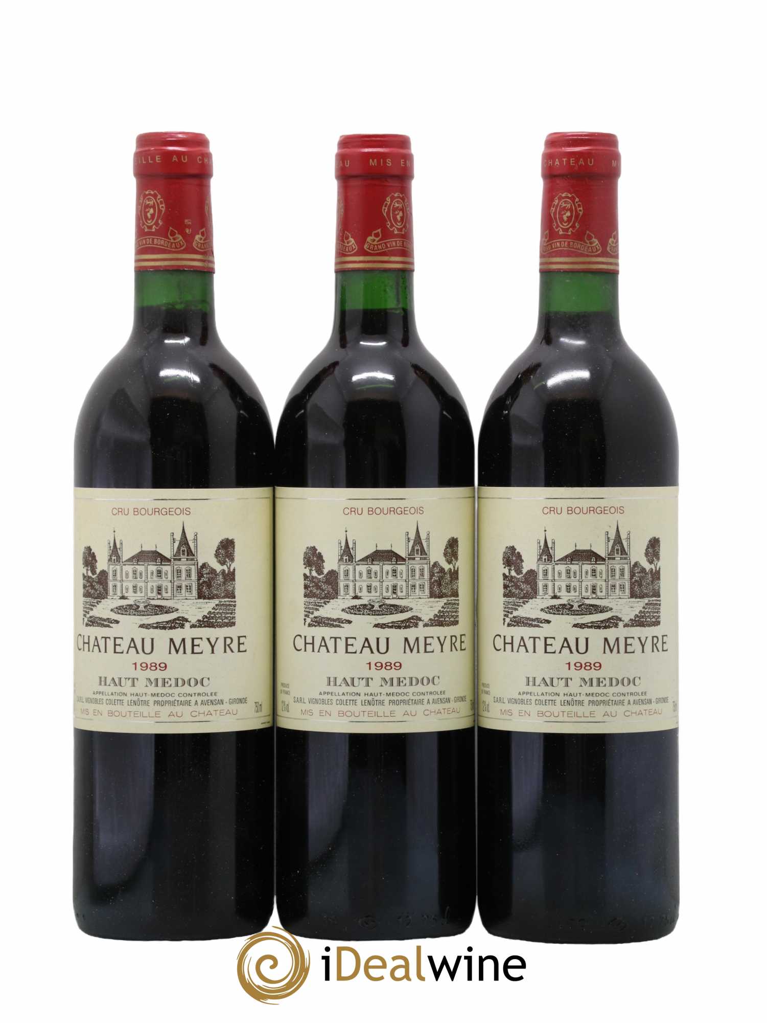 Haut Médoc Château Meyre 1989 - Lot de 6 bouteilles - 2