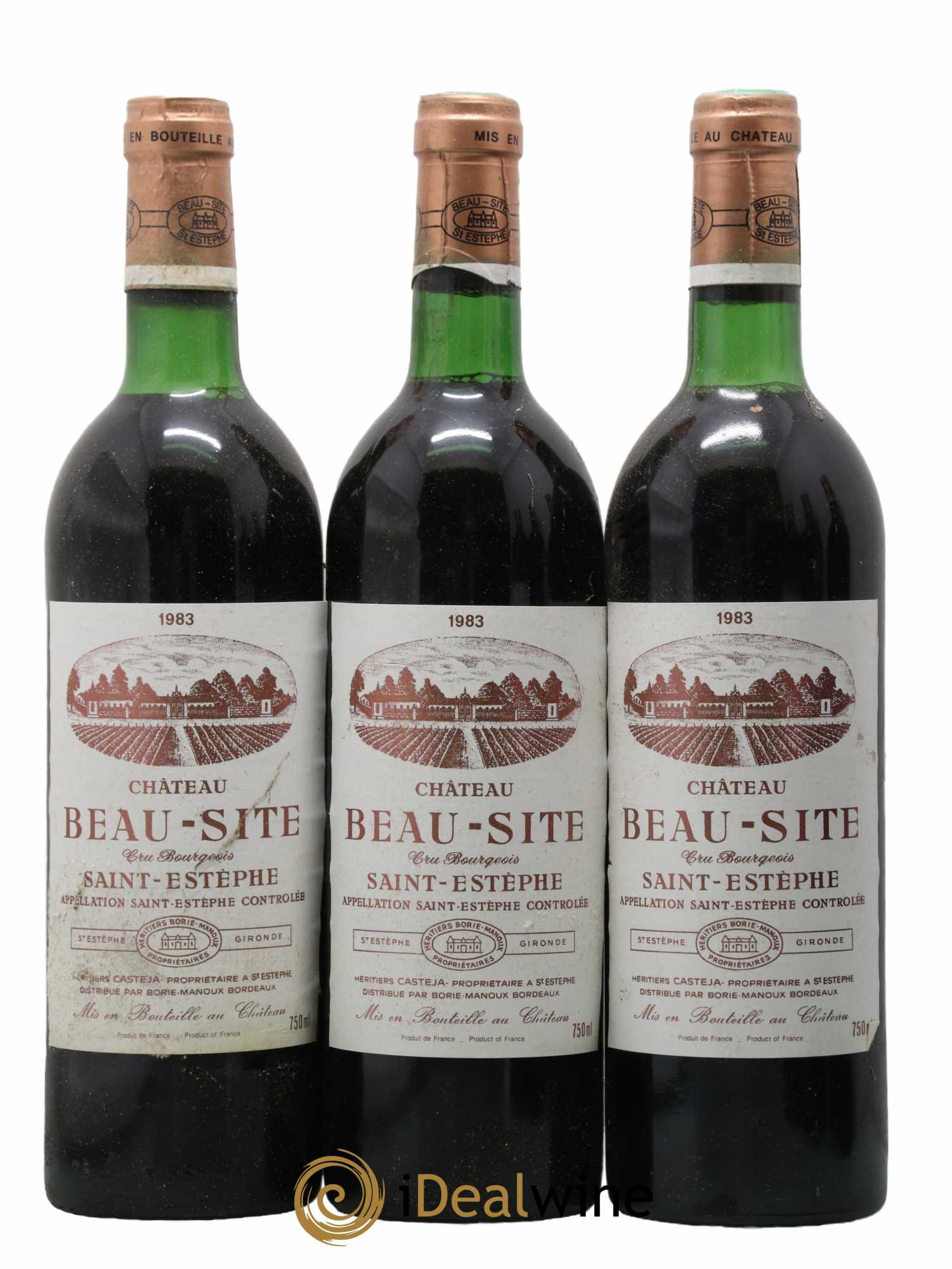 Château Beau Site Cru Bourgeois 1983 - Lot de 6 bouteilles - 1