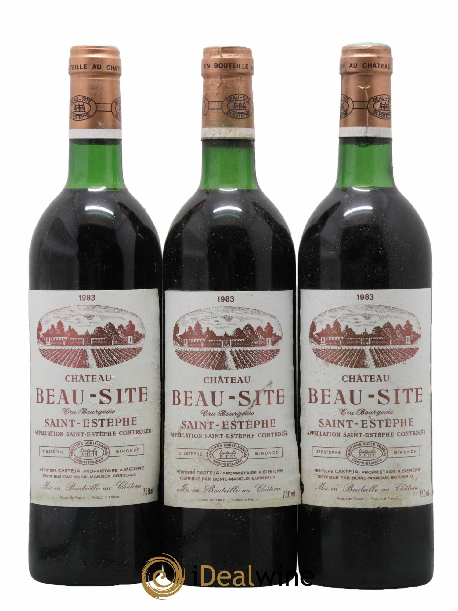 Château Beau Site Cru Bourgeois 1983 - Lot de 6 bouteilles - 2