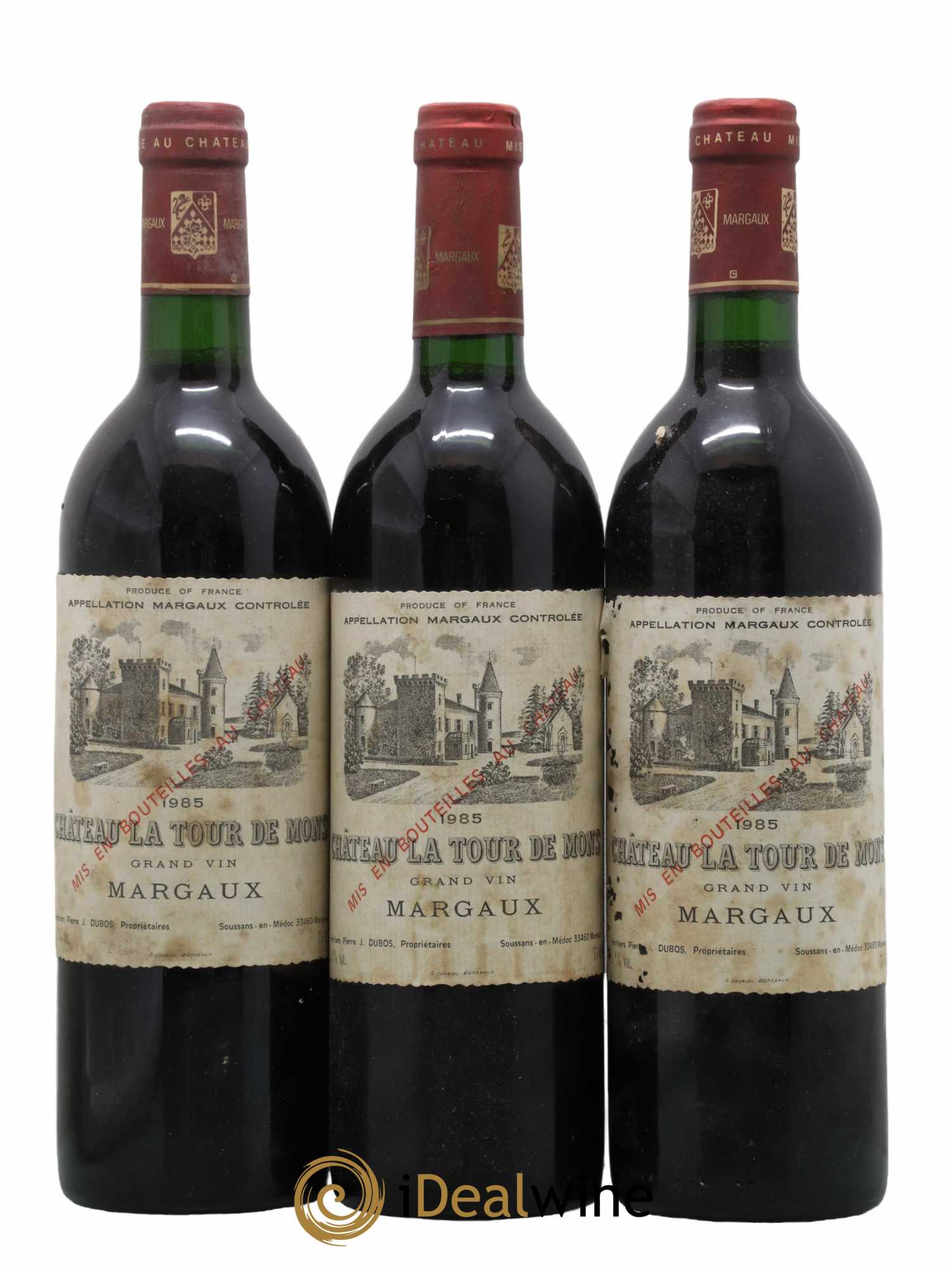Château la Tour de Mons Cru Bourgeois 1985 - Lot de 6 bouteilles - 2