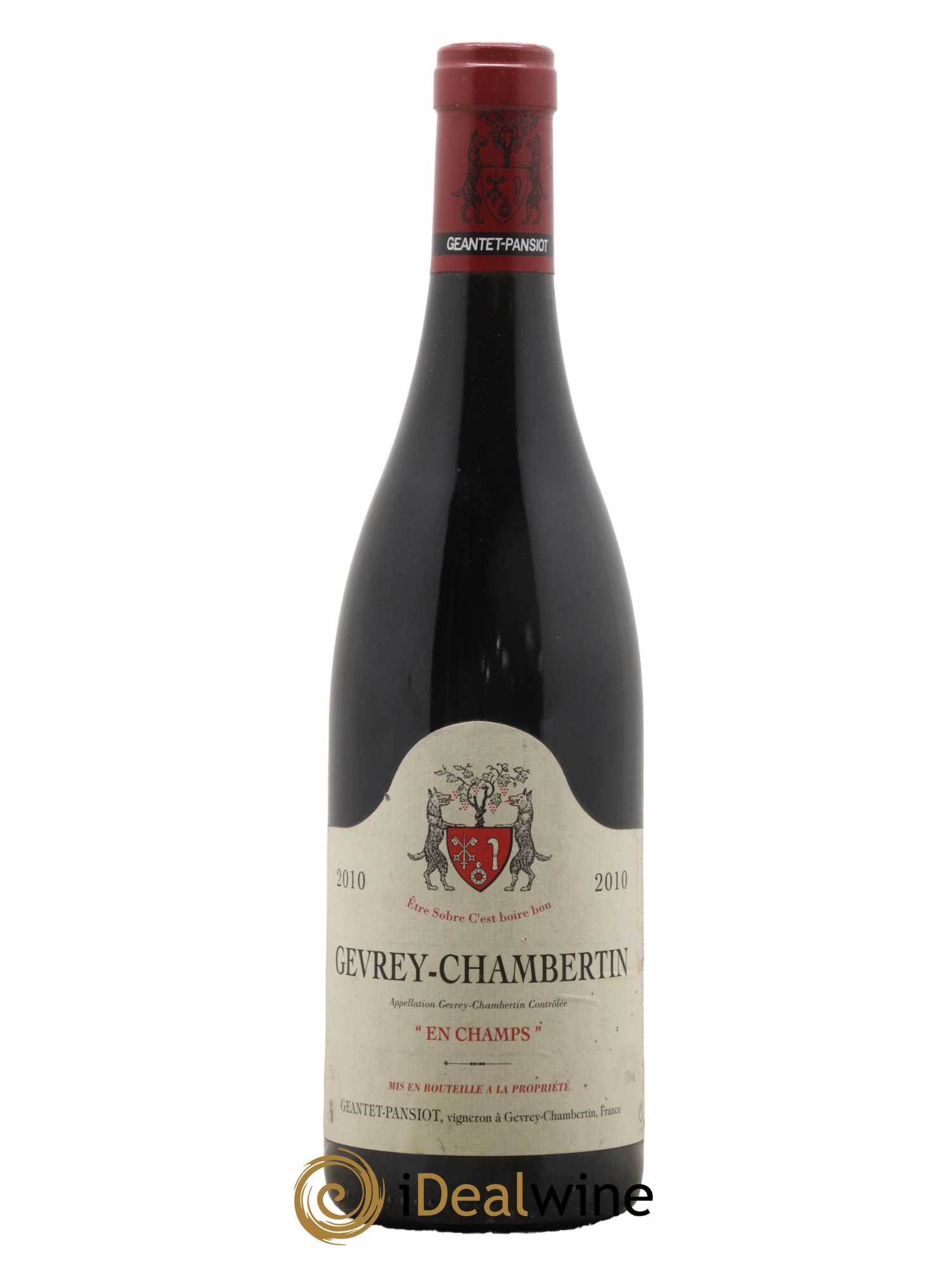 Gevrey-Chambertin En Champs Geantet-Pansiot 2010 - Lot de 1 bouteille - 0