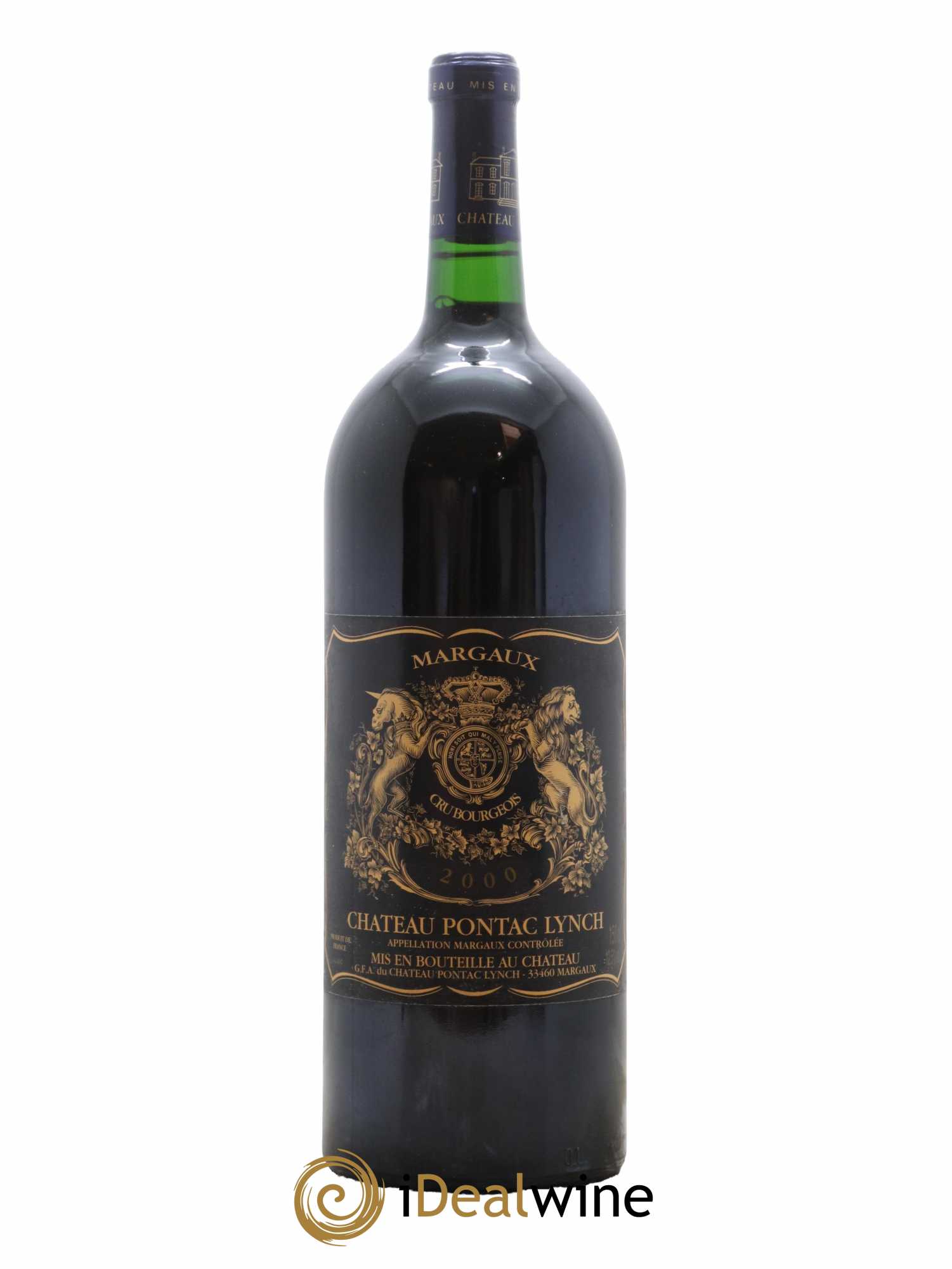 Château Pontac Lynch Cru Bourgeois 2000 - Lot de 1 magnum - 0