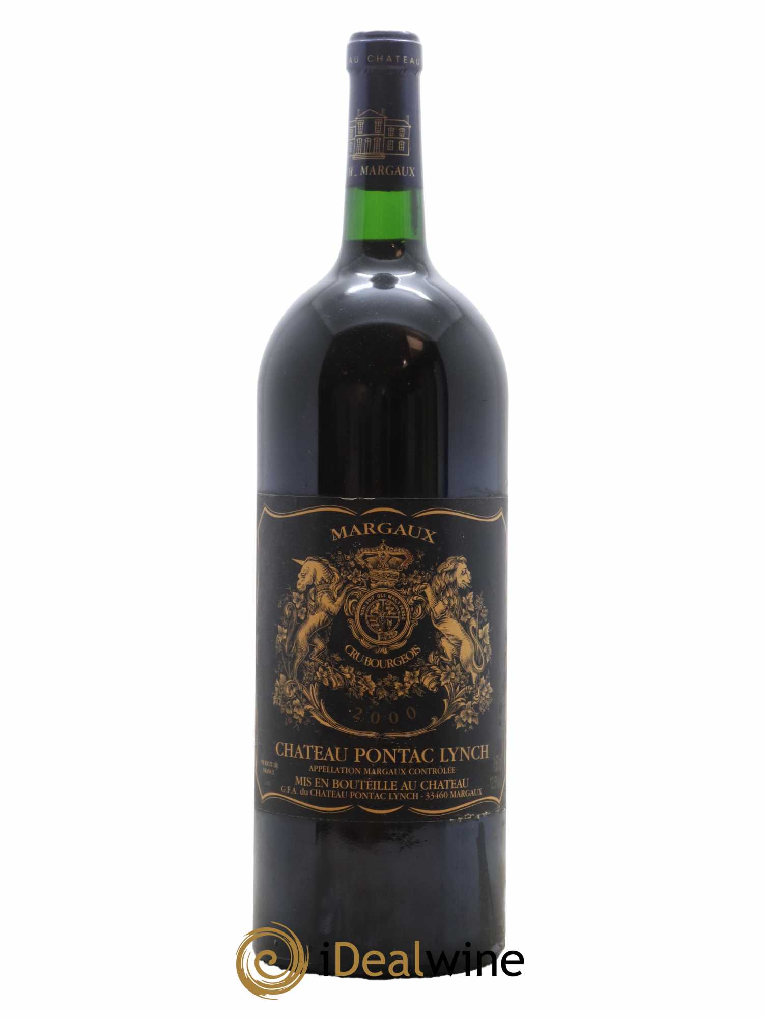 Château Pontac Lynch Cru Bourgeois 2000 - Lot de 1 magnum - 0