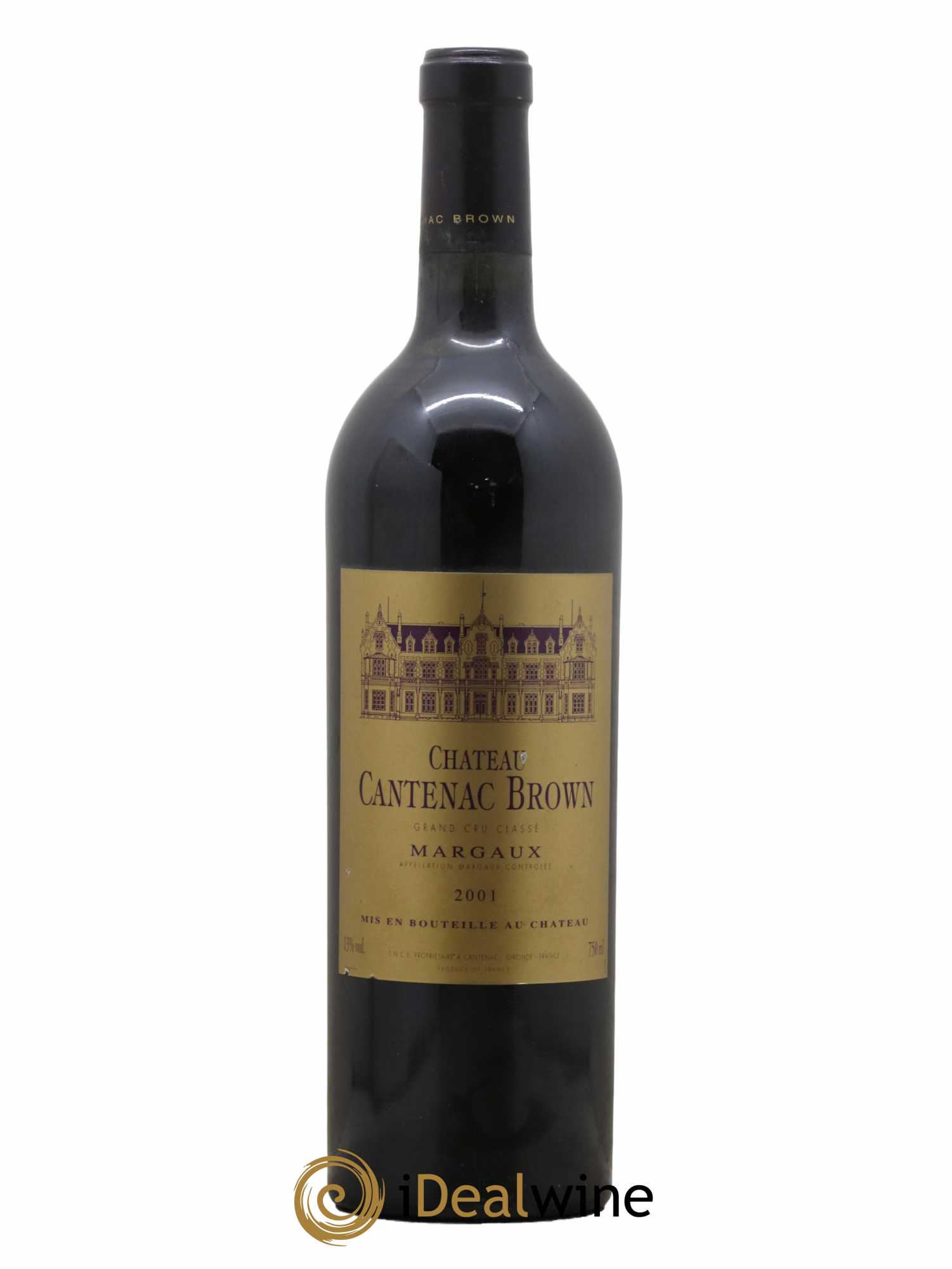 Château Cantenac Brown 3ème Grand Cru Classé 2001 - Lot de 1 bouteille - 0
