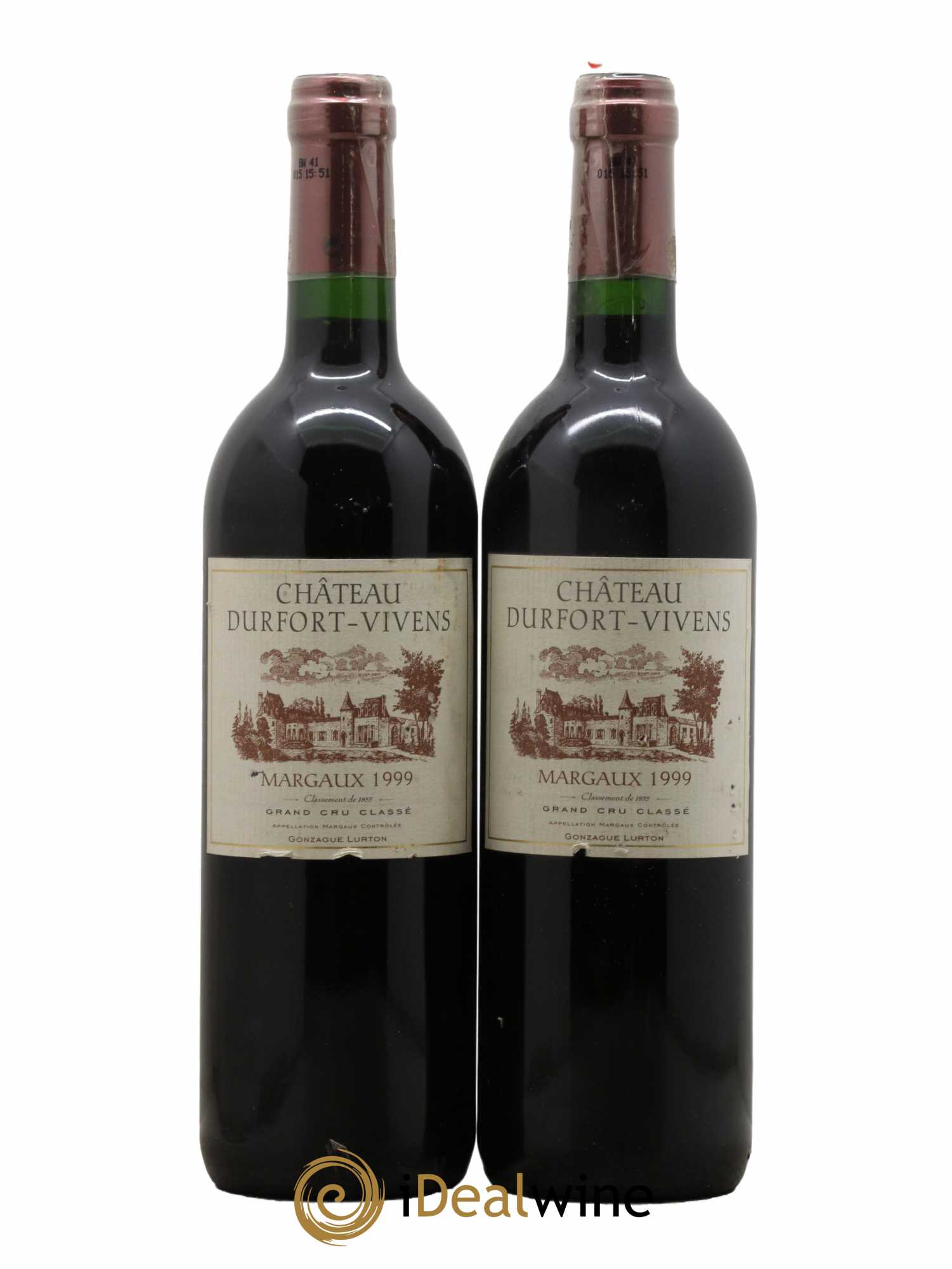 Château Durfort Vivens 2ème Grand Cru Classé 1999 - Lot de 2 bouteilles - 0