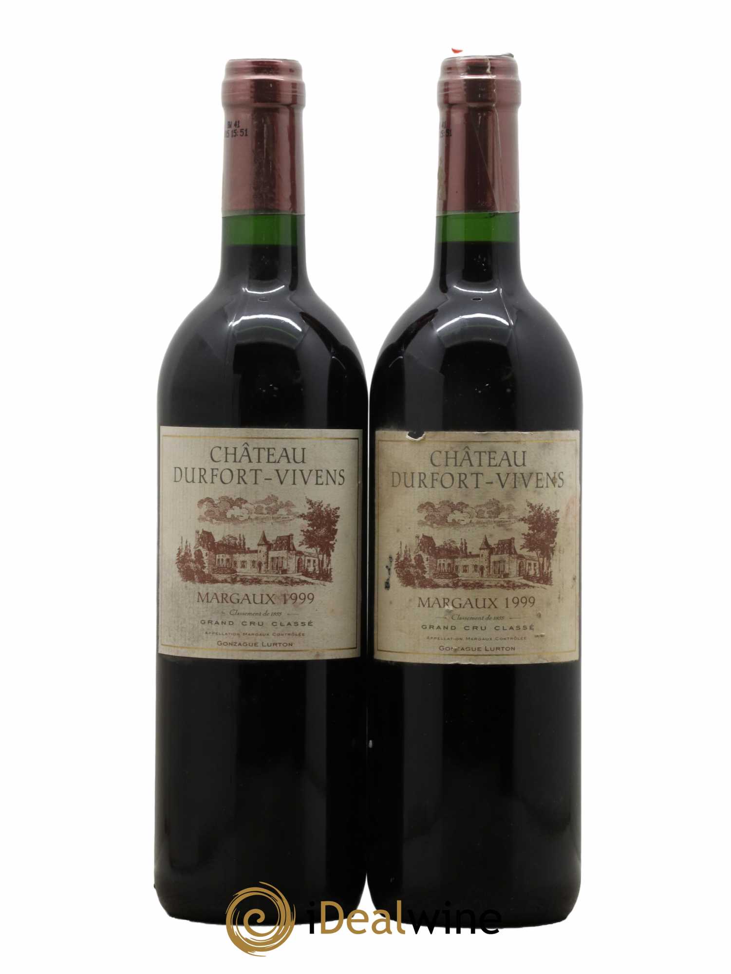Château Durfort Vivens 2ème Grand Cru Classé 1999 - Lot de 2 bouteilles - 0