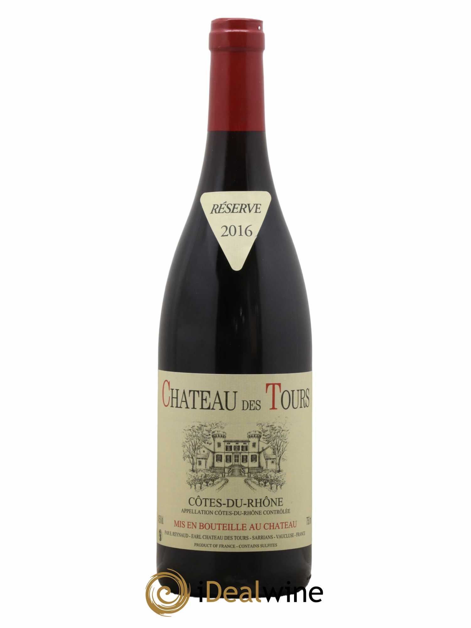 Côtes-du-Rhône Château des Tours Emmanuel Reynaud 2016 - Lot de 1 bouteille - 0