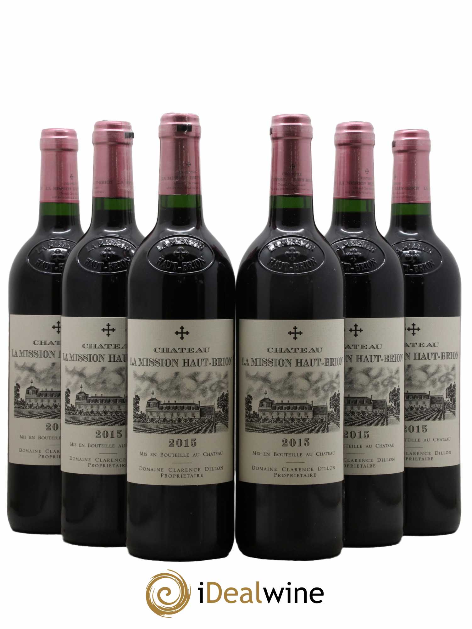 Château la Mission Haut-Brion Cru Classé de Graves 2015 - Lot de 6 bouteilles - 0